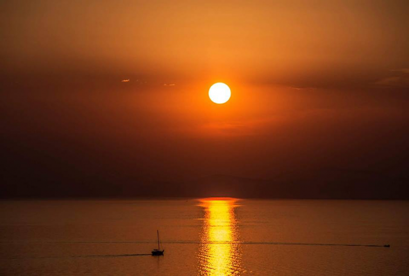 view from villa