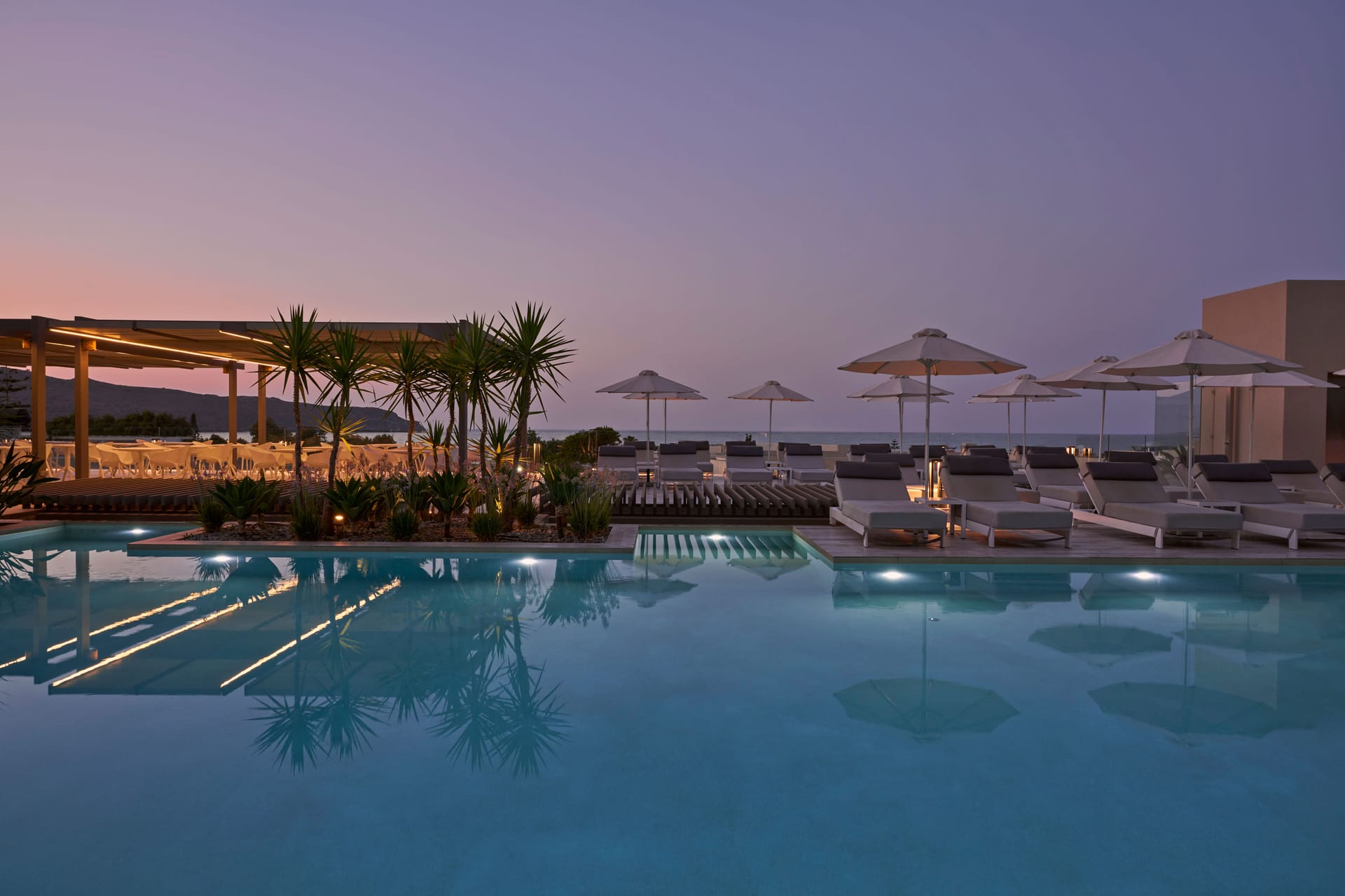 Atlantica Amalthia Hotel - Adults Only - Crete, Greece - Exterior, Outdoor Pool and Sea View