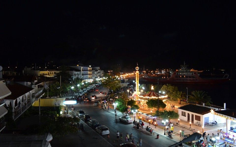 Seaside street view from Classic double room
