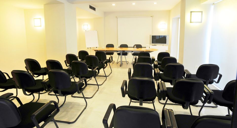 A small conference or meeting room is available on the 1st floor. IONIA room is perfect for small conferences of 50 people and has great fexibility in adjusting to the format of the event