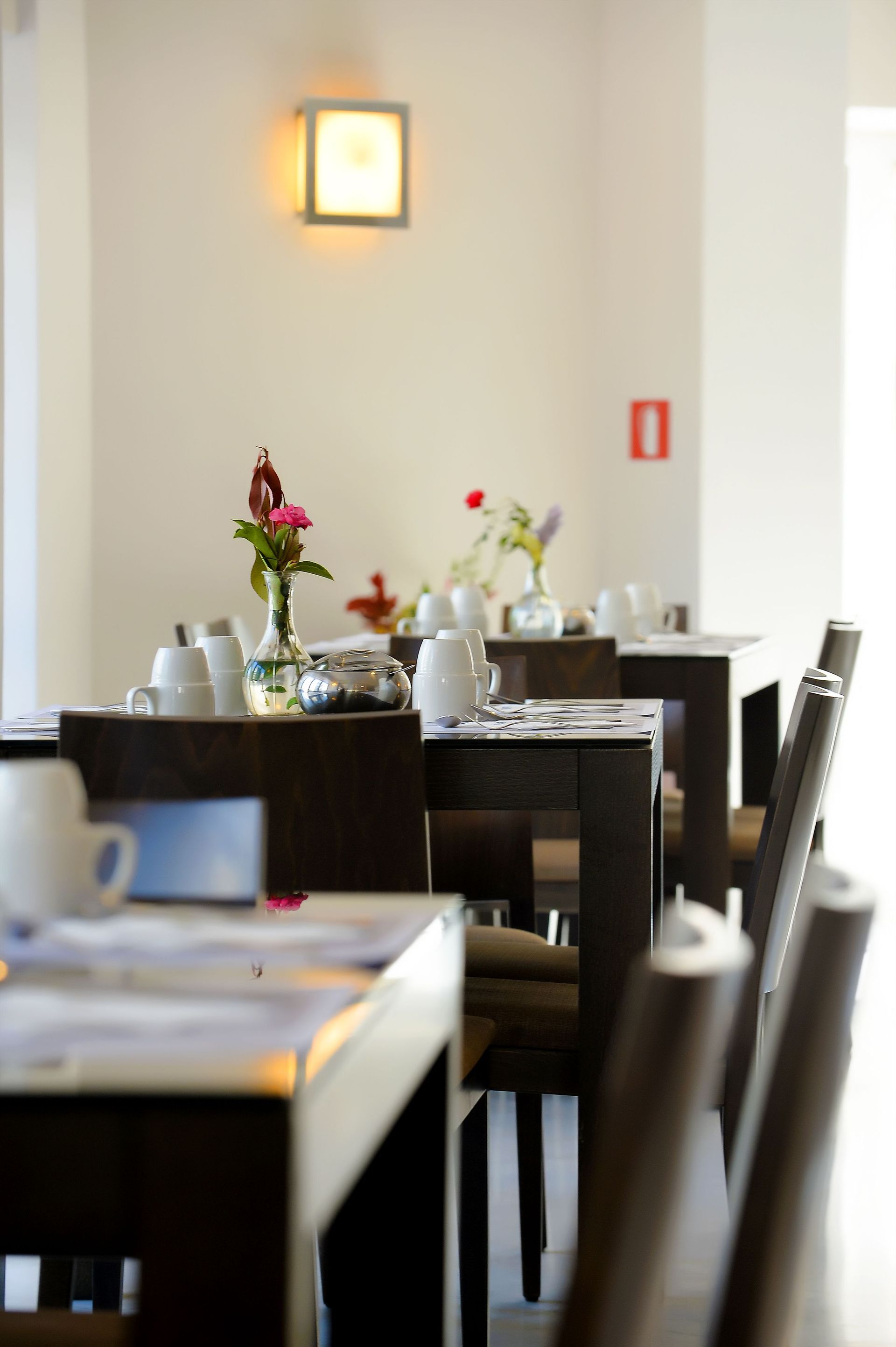 Cozy table set for all the guests