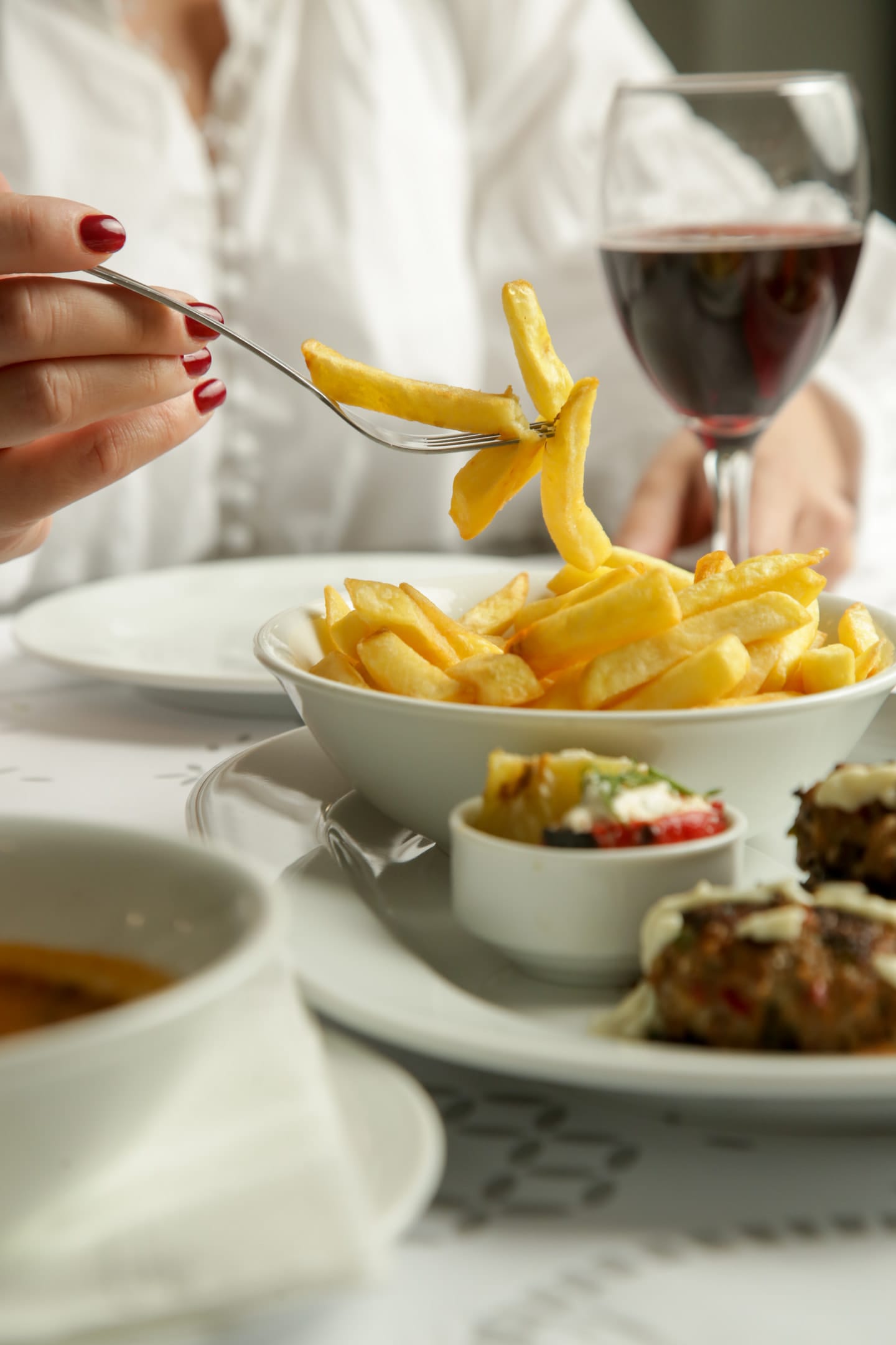 The hotel's on-site restaurant provides a selection of Greek and Mediterranean cuisines, with options available for in-room dining