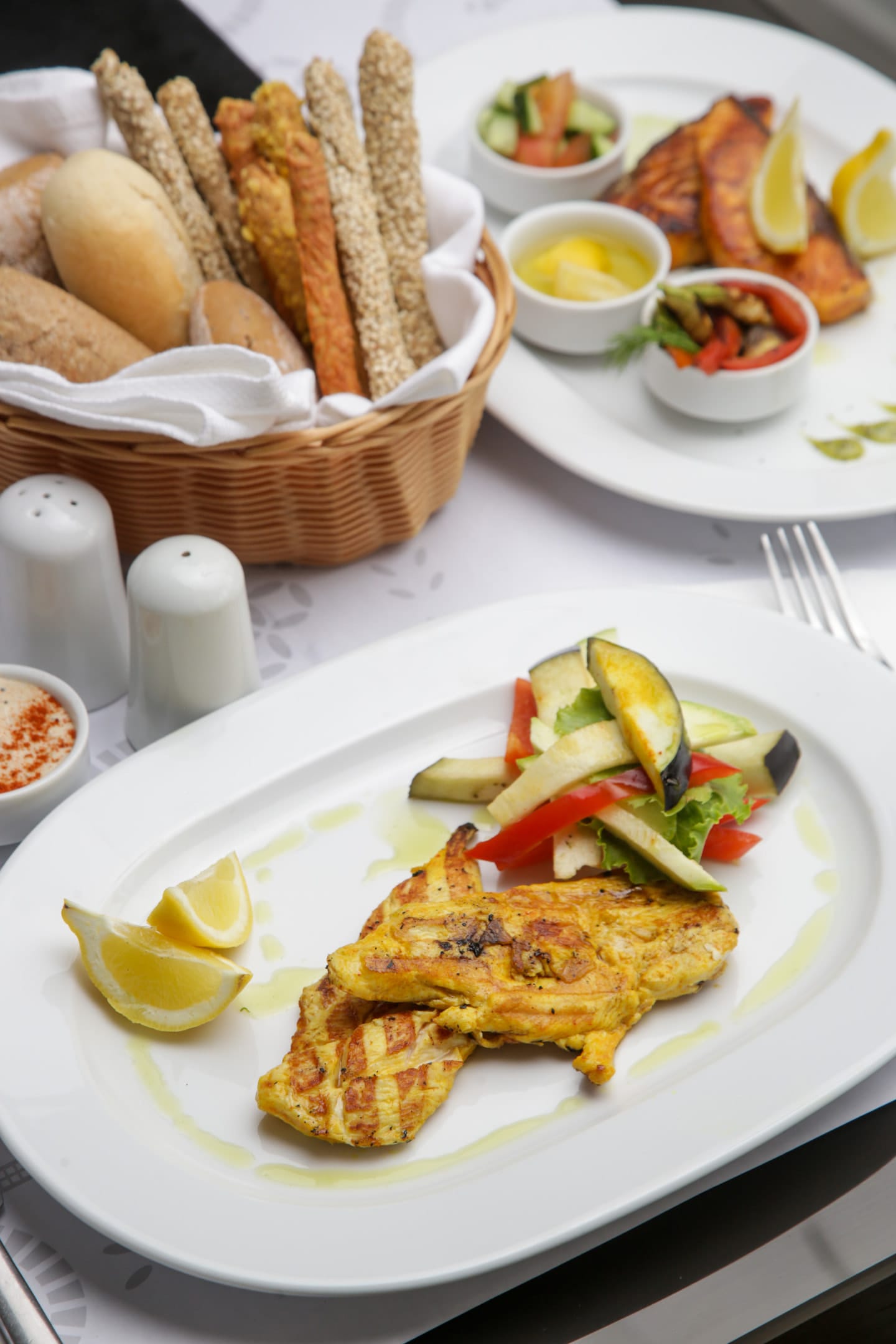 The hotel's on-site restaurant provides a selection of Greek and Mediterranean cuisines, with options available for in-room dining