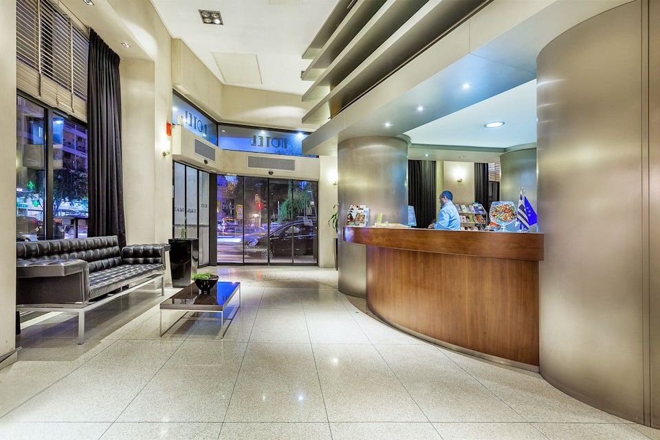 Lobby, front desk