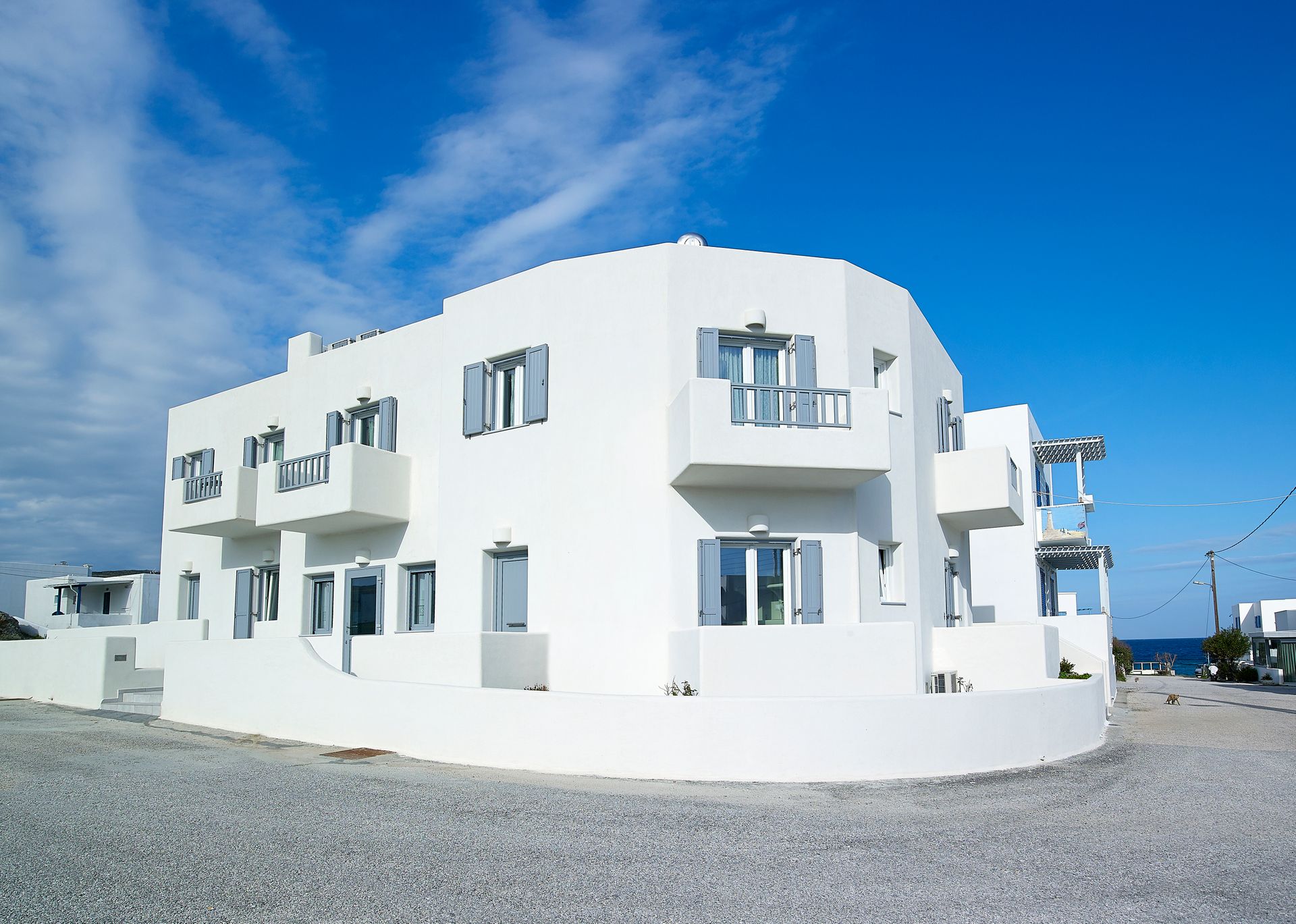 whole building outdoors