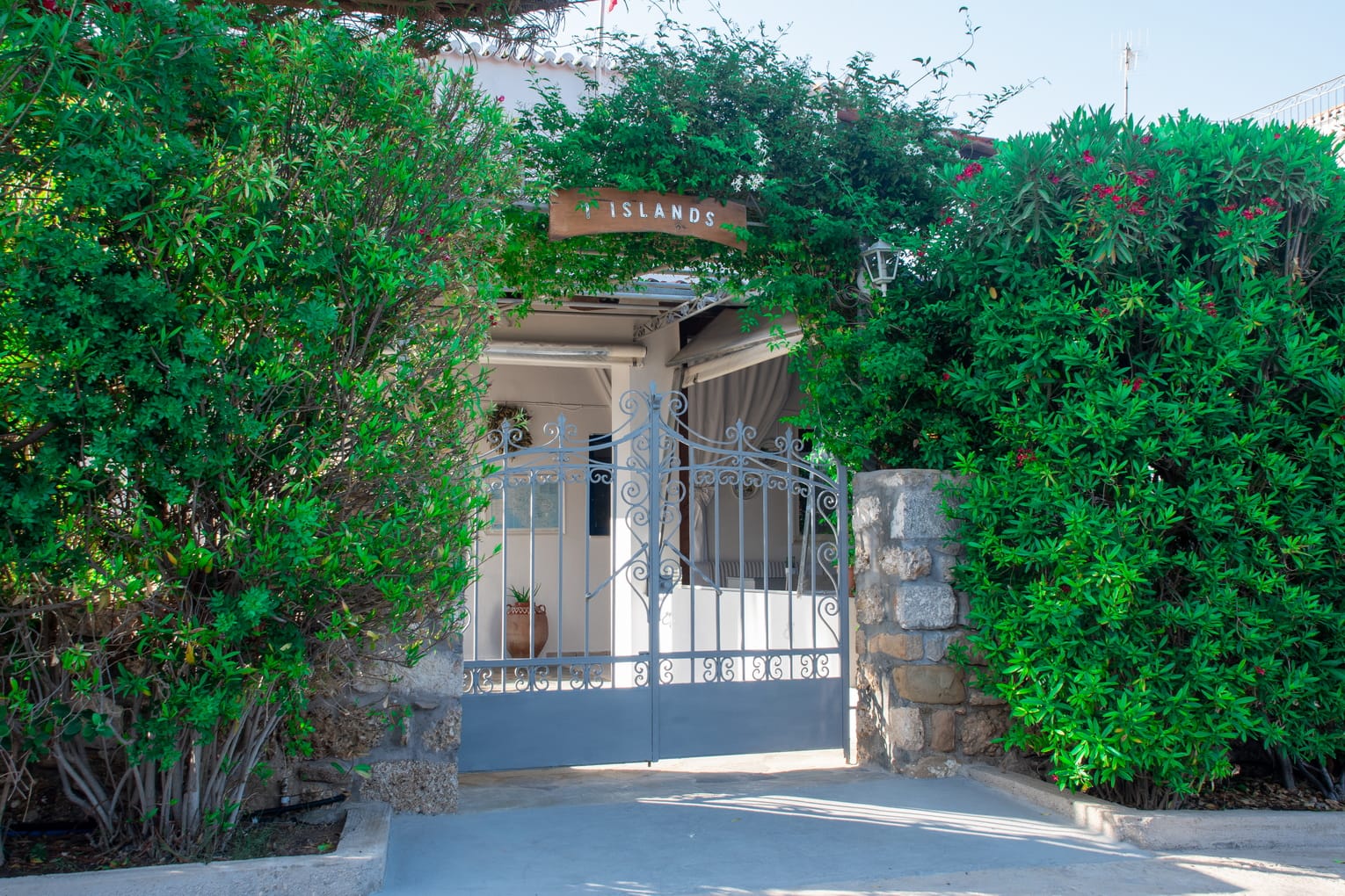 central entrance of accommodation