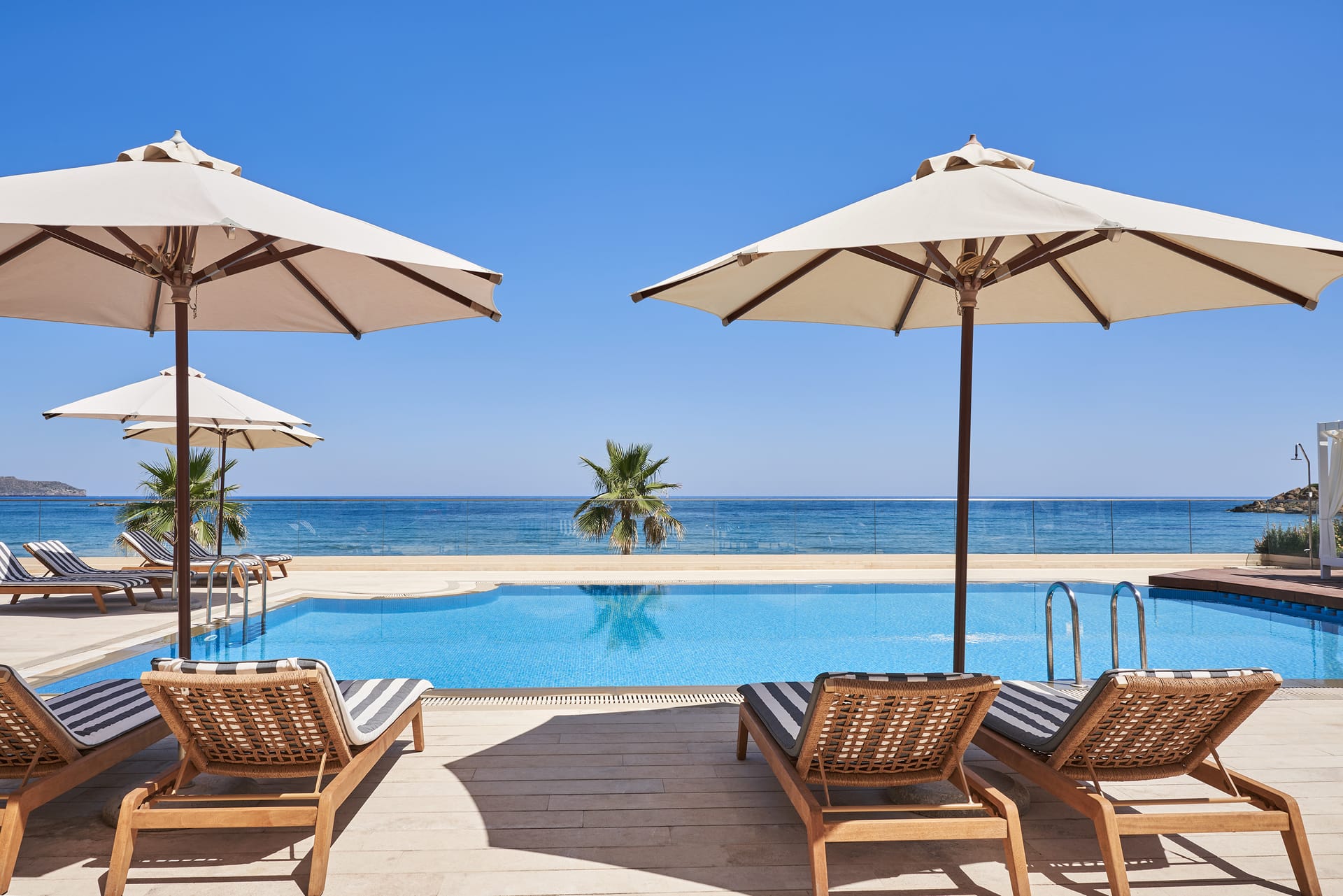 Atlantica Kalliston Resort, Greece - Pool Sea View