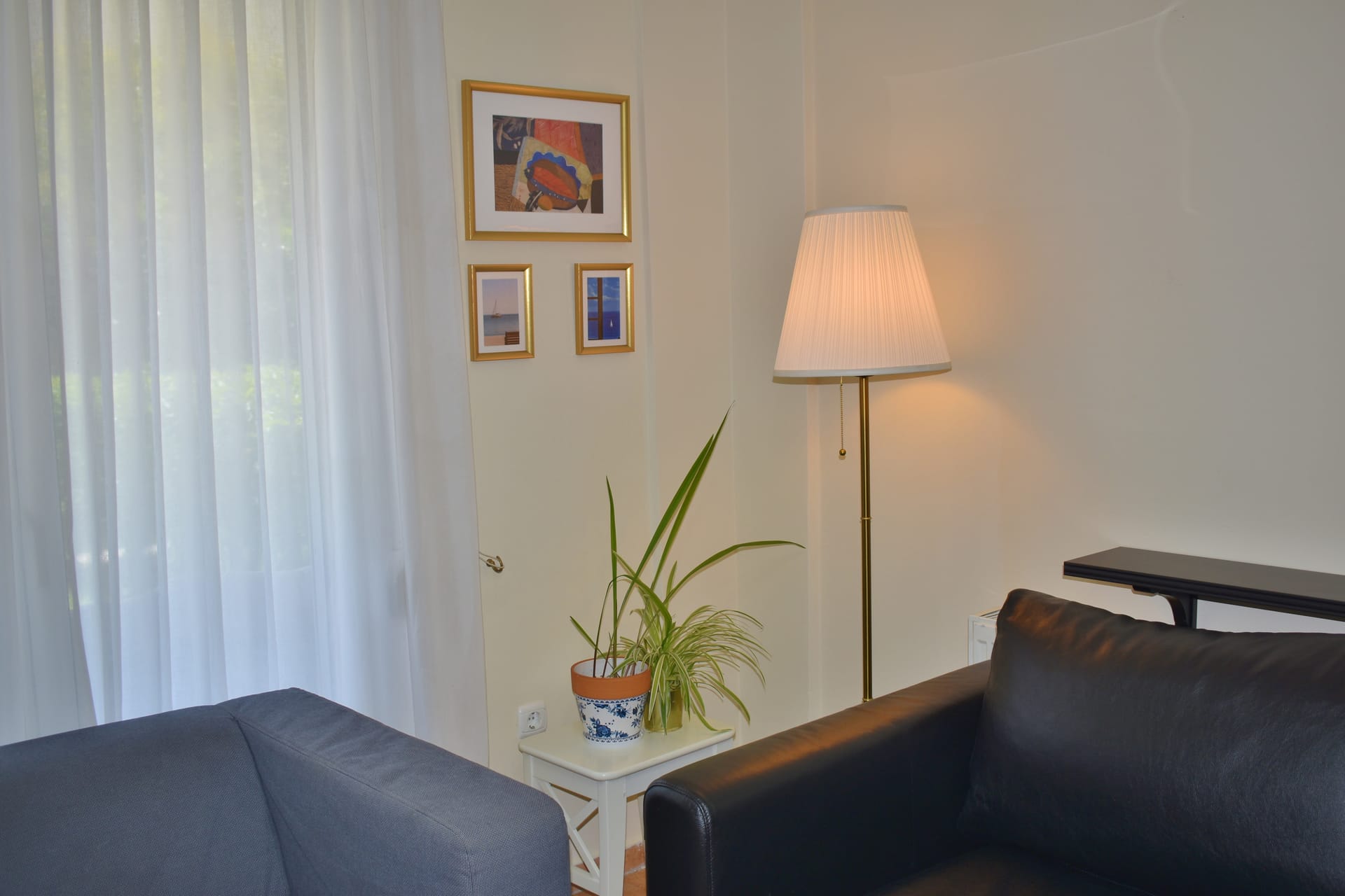 Kripis house villa PefkohoriFirst level- Sitting room with kitchen and private small garden. Also small WC in this level- A/C