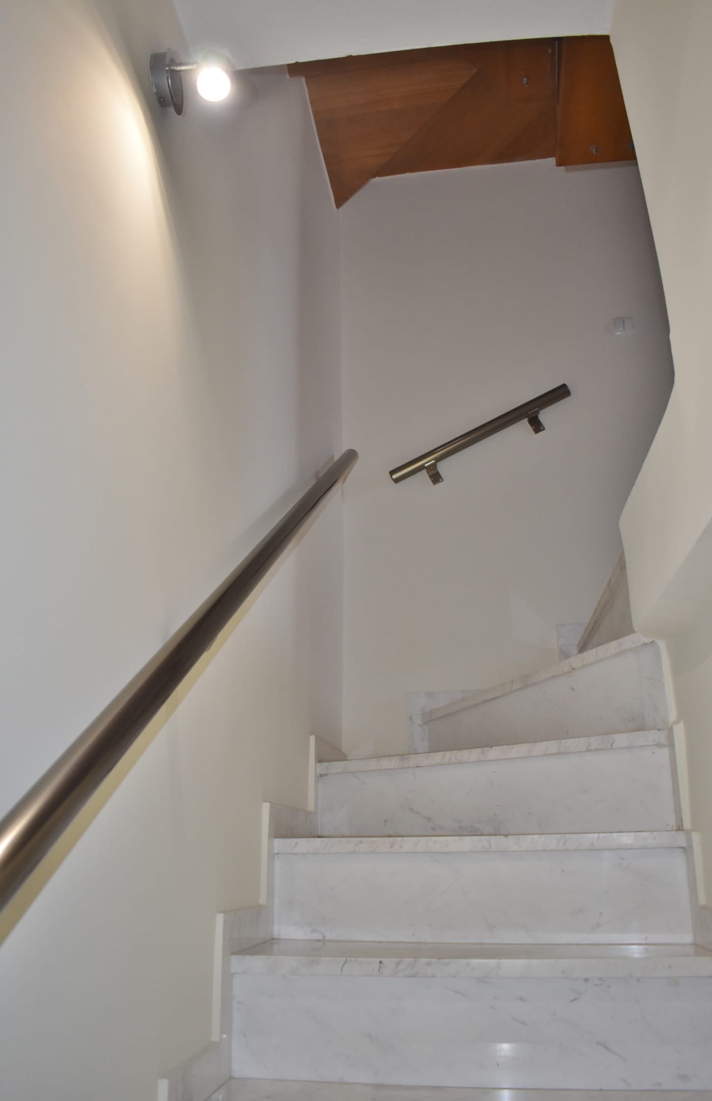 Stairs from first level to the bedrooms