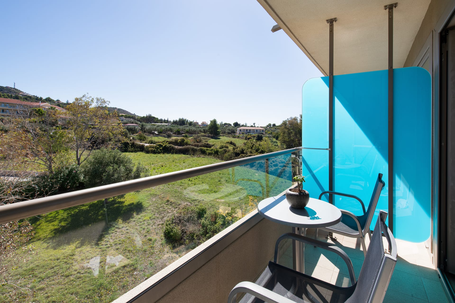 Balcony land view
