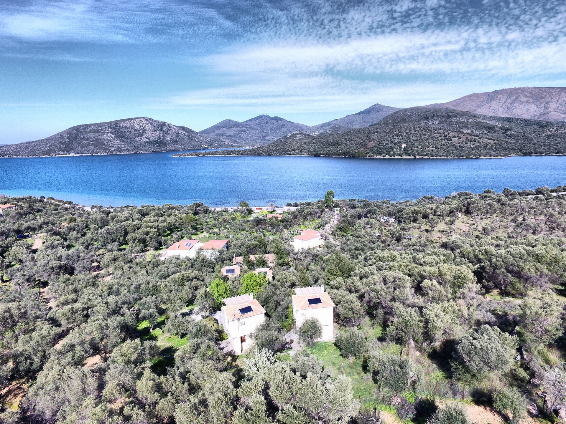 Bird's eye view of the Guesthouse, GERA'S OLIVE GROVE