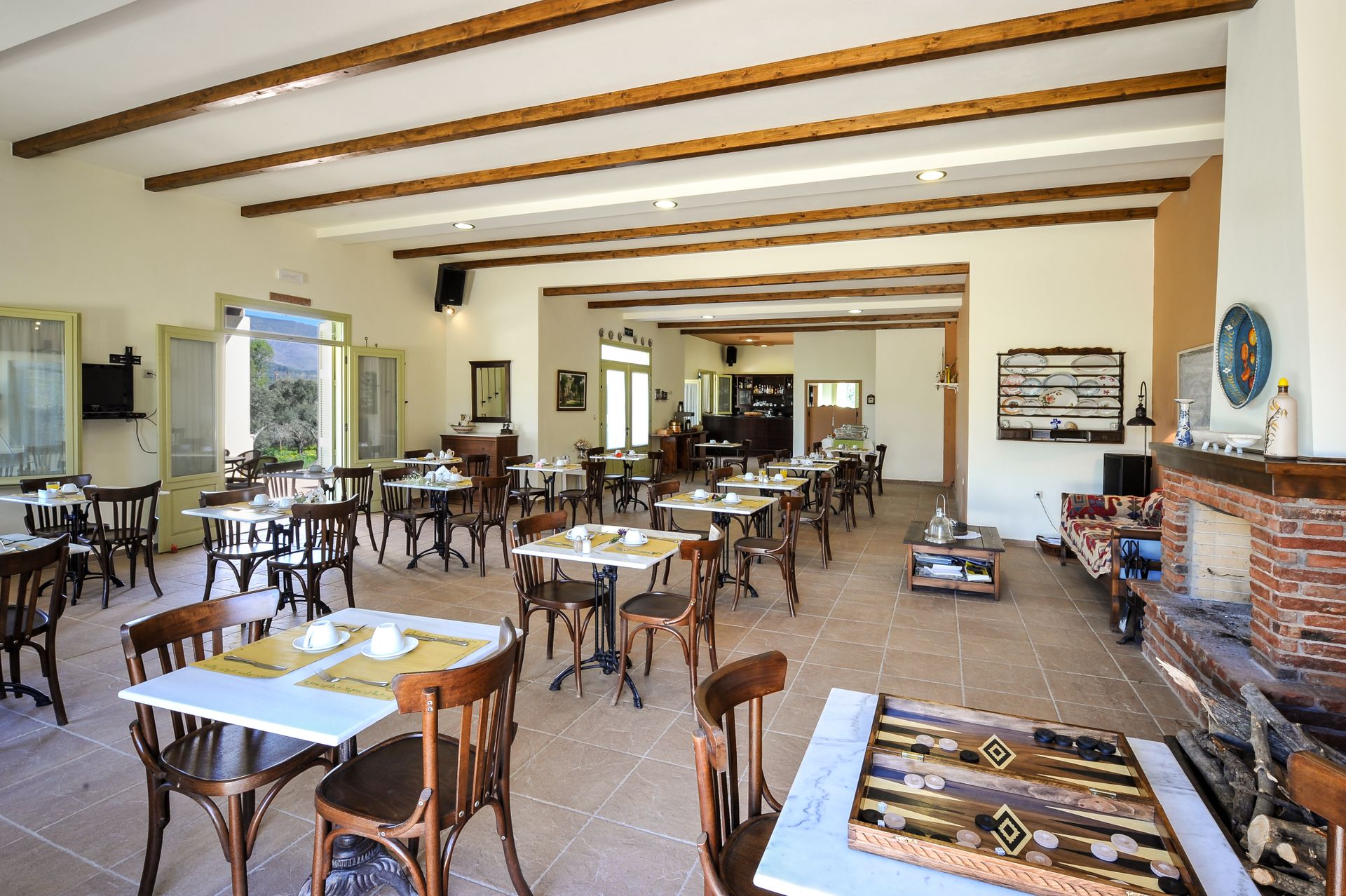 Indoor area of the venue(Here are served the meals and also are hosted various events)