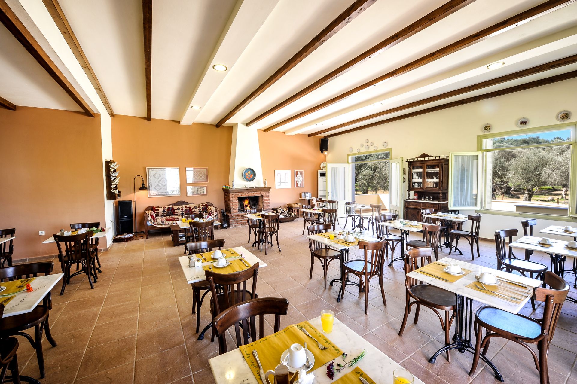 Indoor area of the venue(Here are served the meals and also are hosted various events)