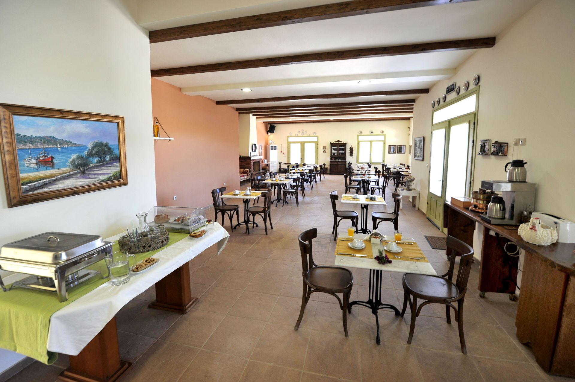 Indoor area of the venue(Here are served the meals and also are hosted various events)