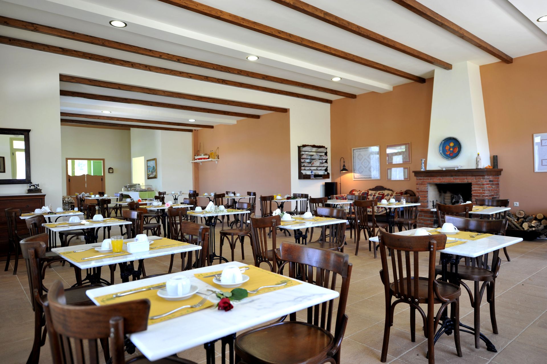 Indoor area of the venue(Here are served the meals and also are hosted various events)