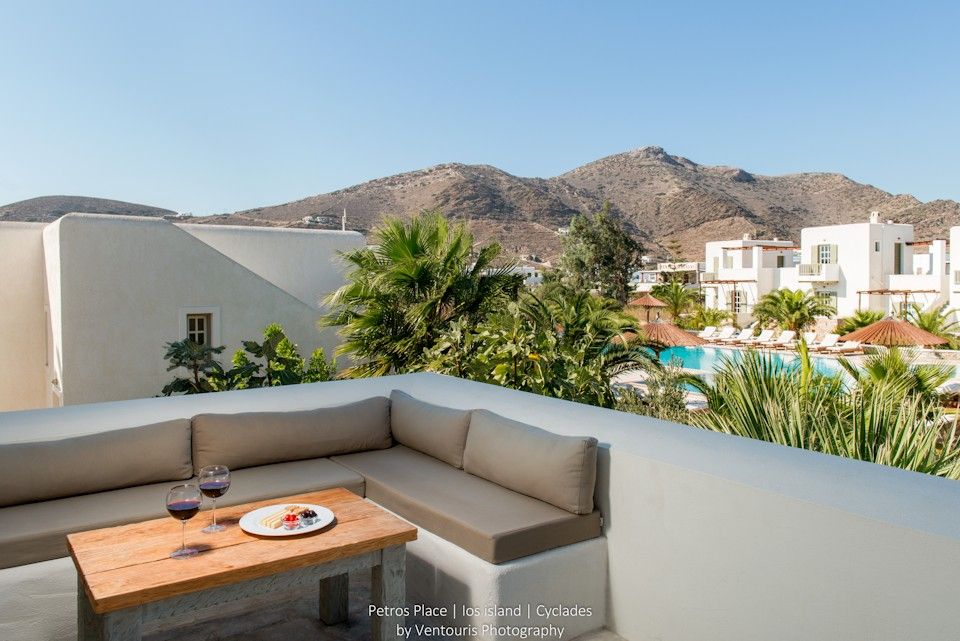 Balcony pool view