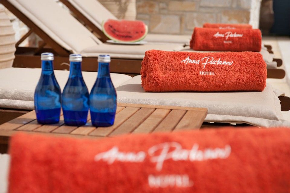 Anna Platanou Hotel main pool area