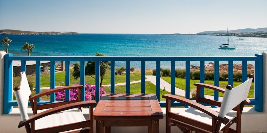 Sea view from balcony