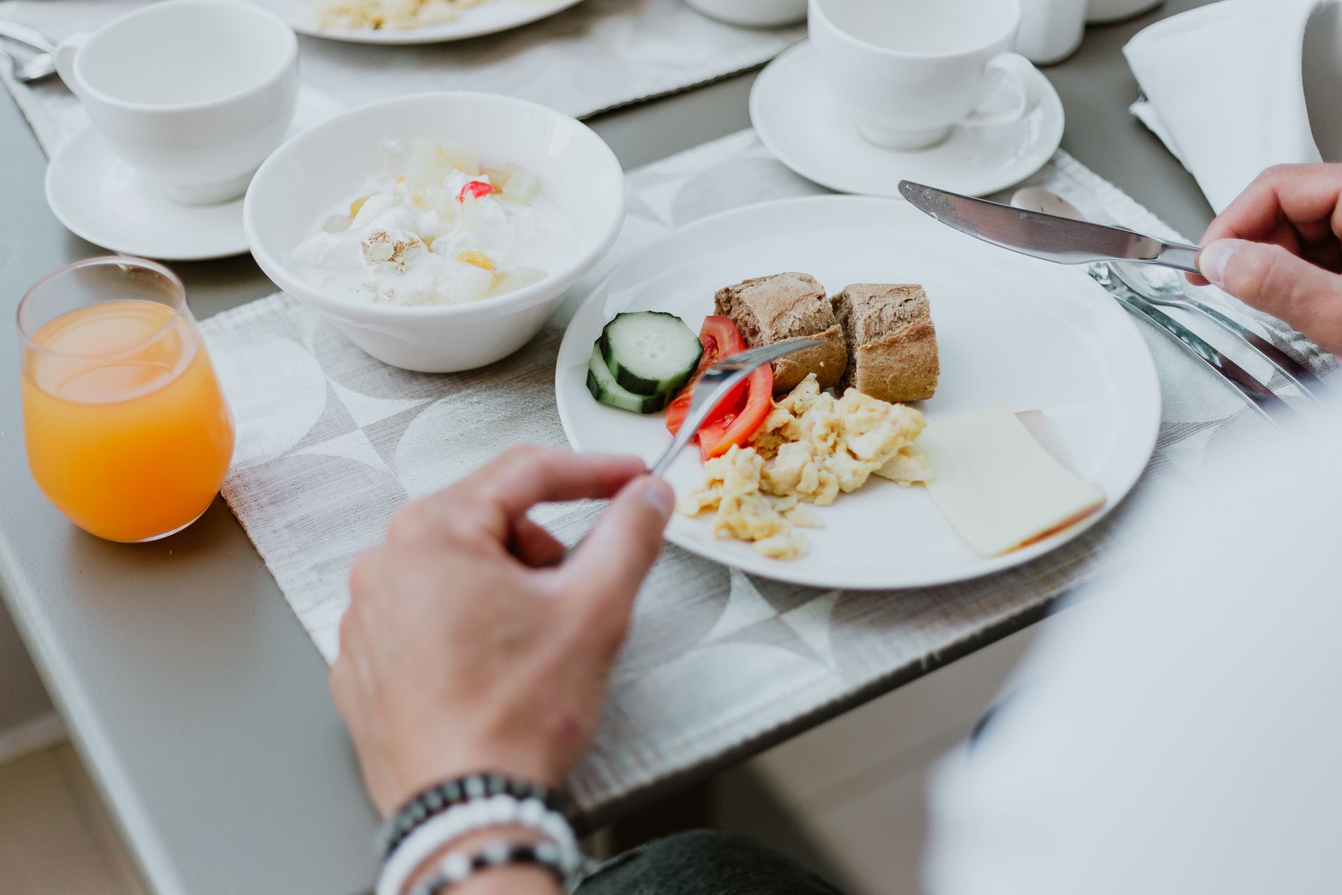 Epicurean buffet breakfast @ The Saint Vlassis Hotel Naxos