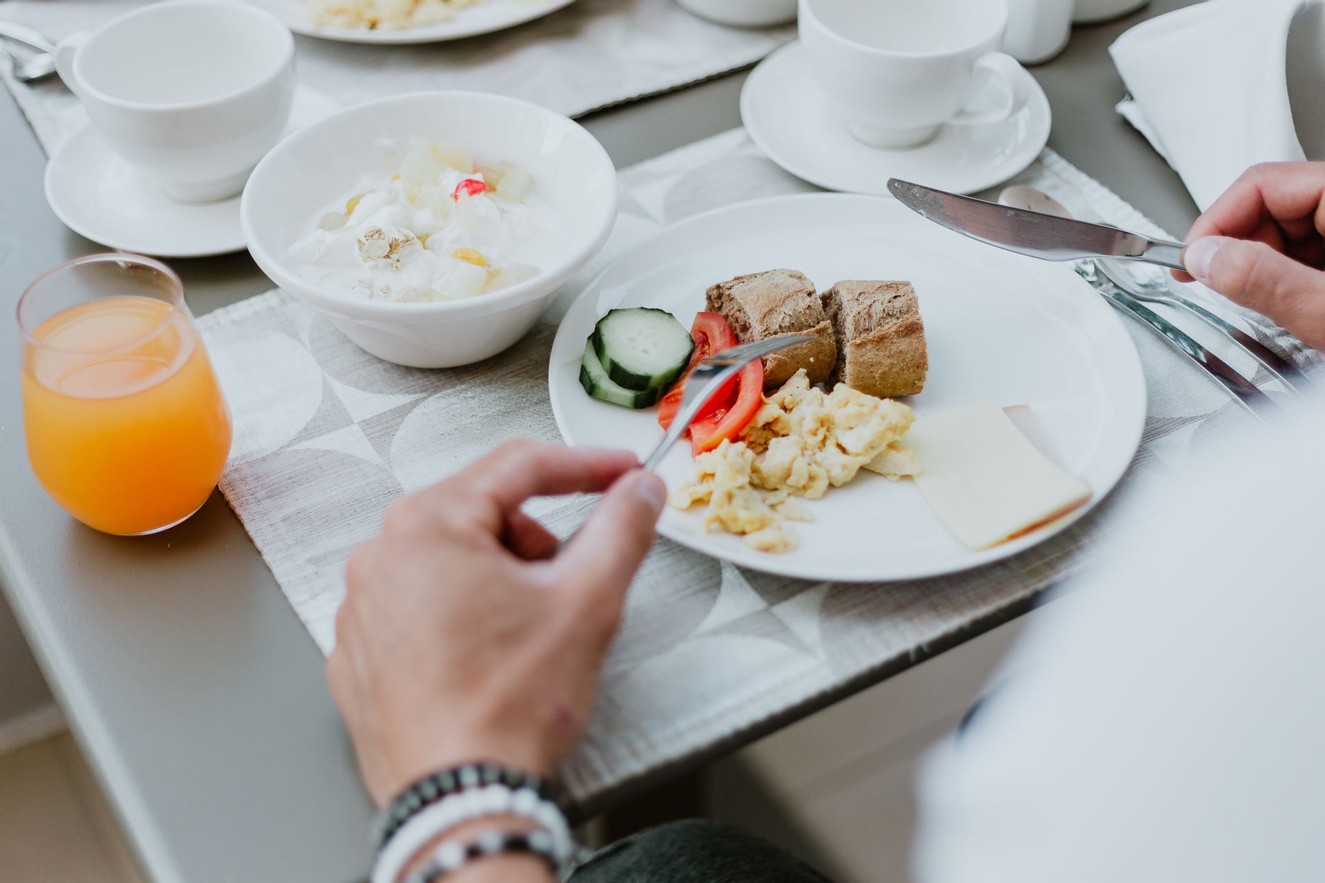 Epicurean buffet breakfast @ The Saint Vlassis Hotel Naxos
