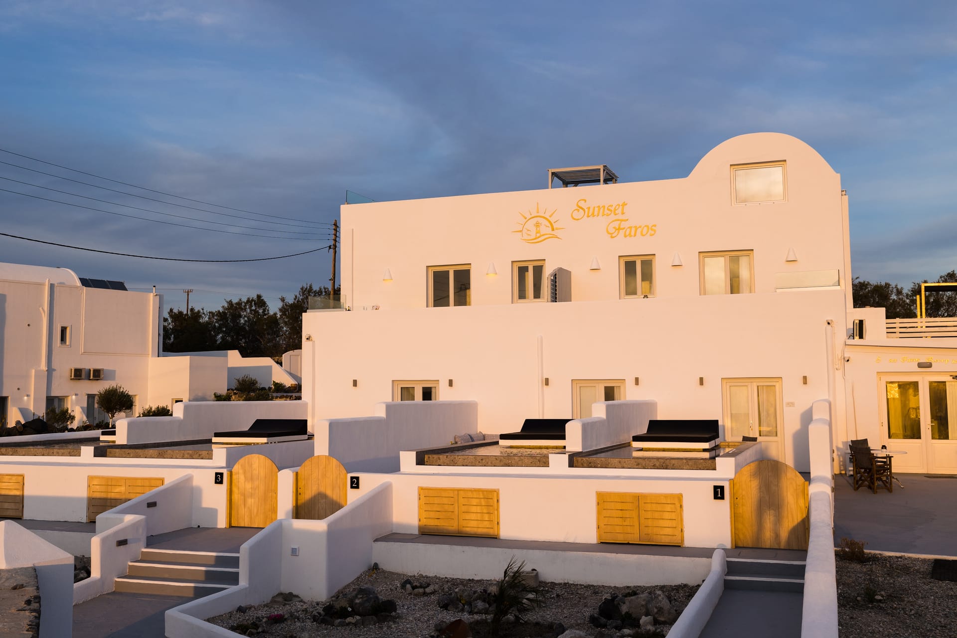 Sunset Faros Santorini