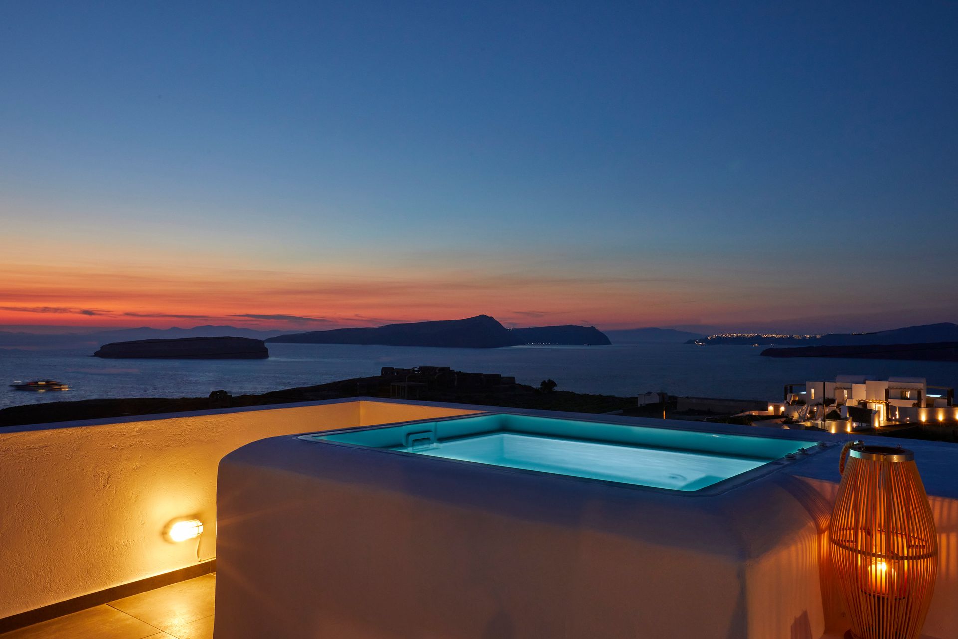 Sunset Faros Santorini