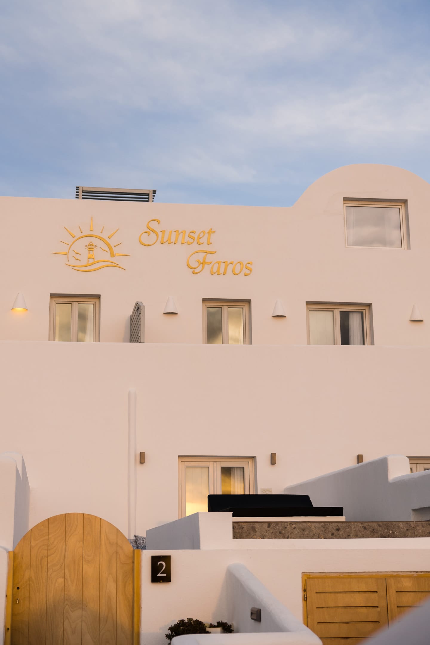 Sunset Faros Santorini