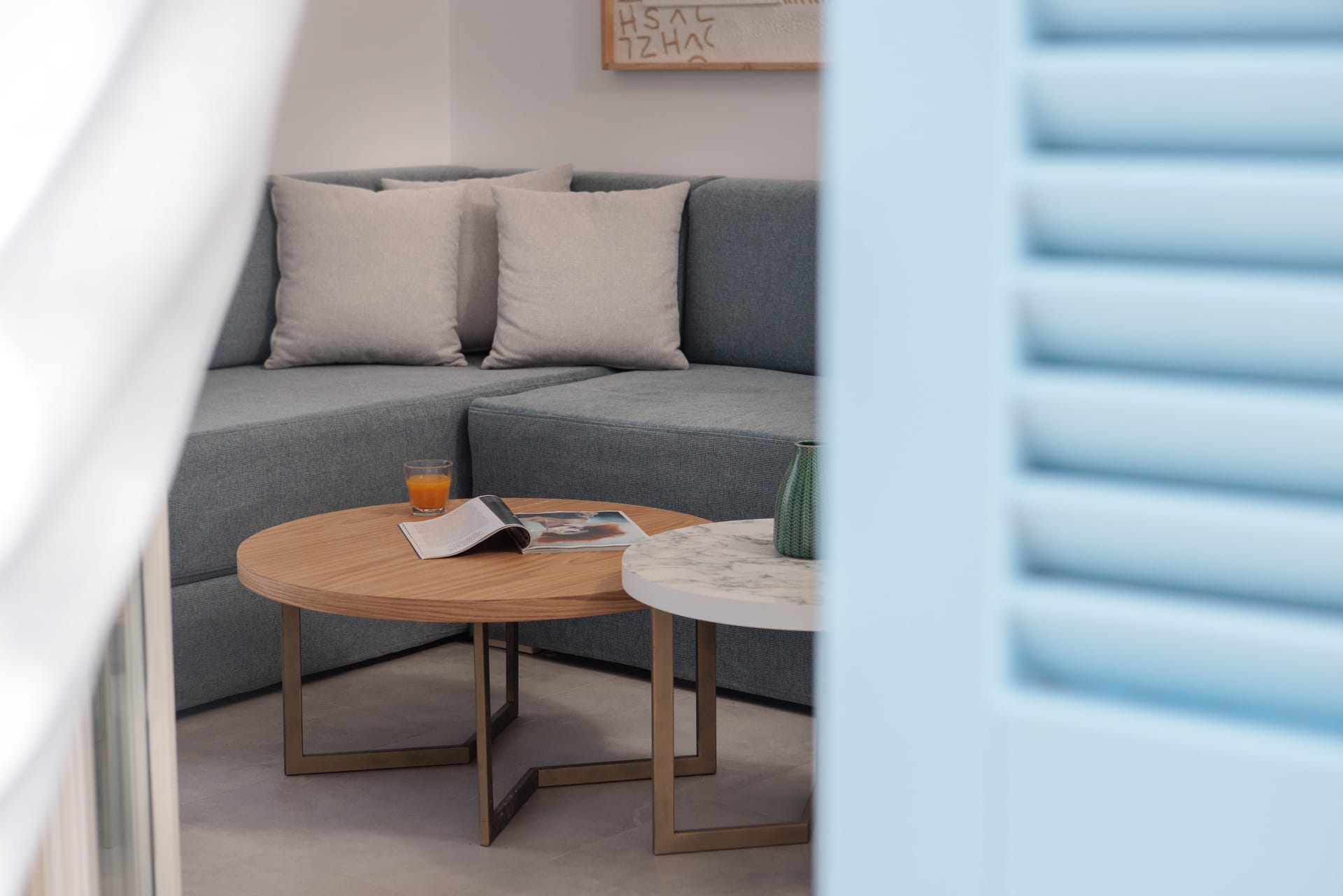 Living Suite with heated Plunge Pool