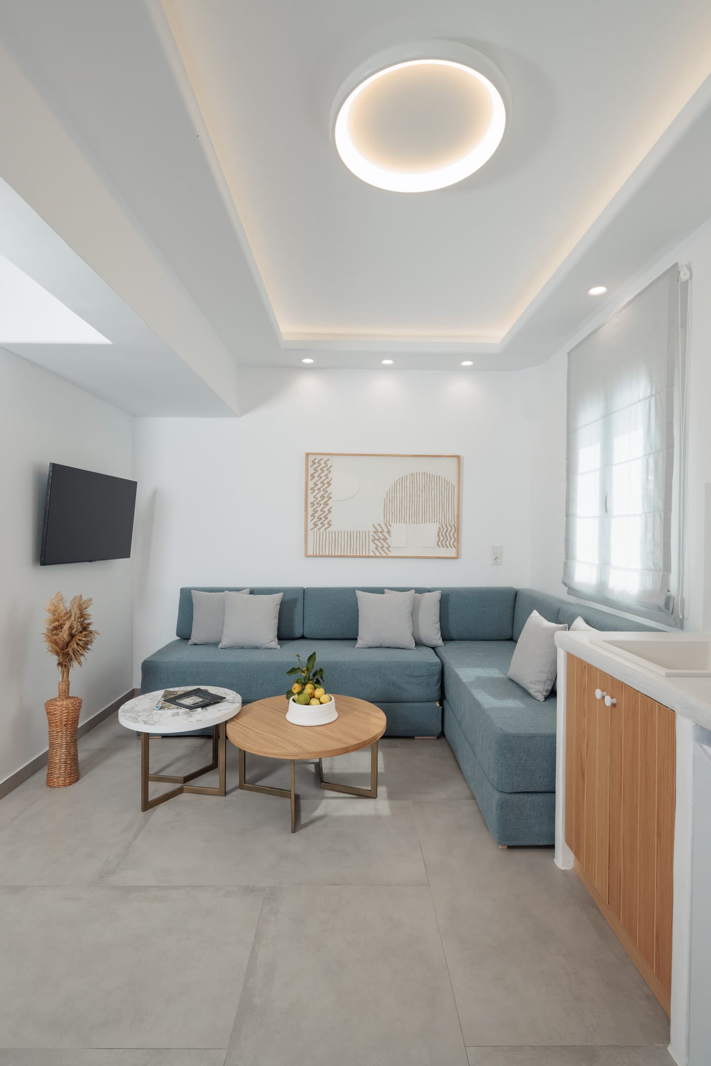 Living Suite with heated Plunge Pool