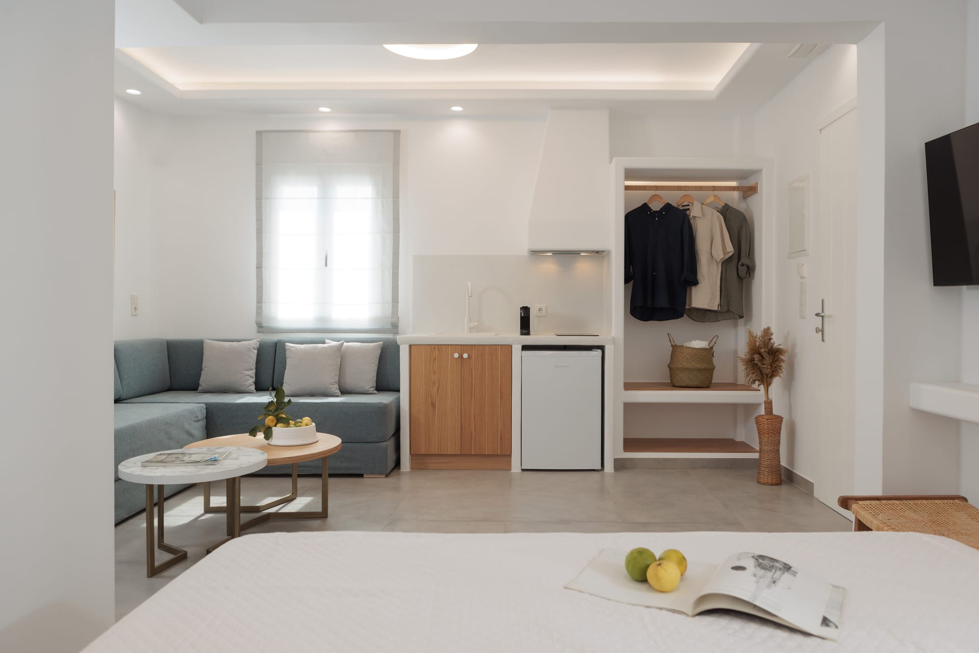 Living Suite with heated Plunge Pool