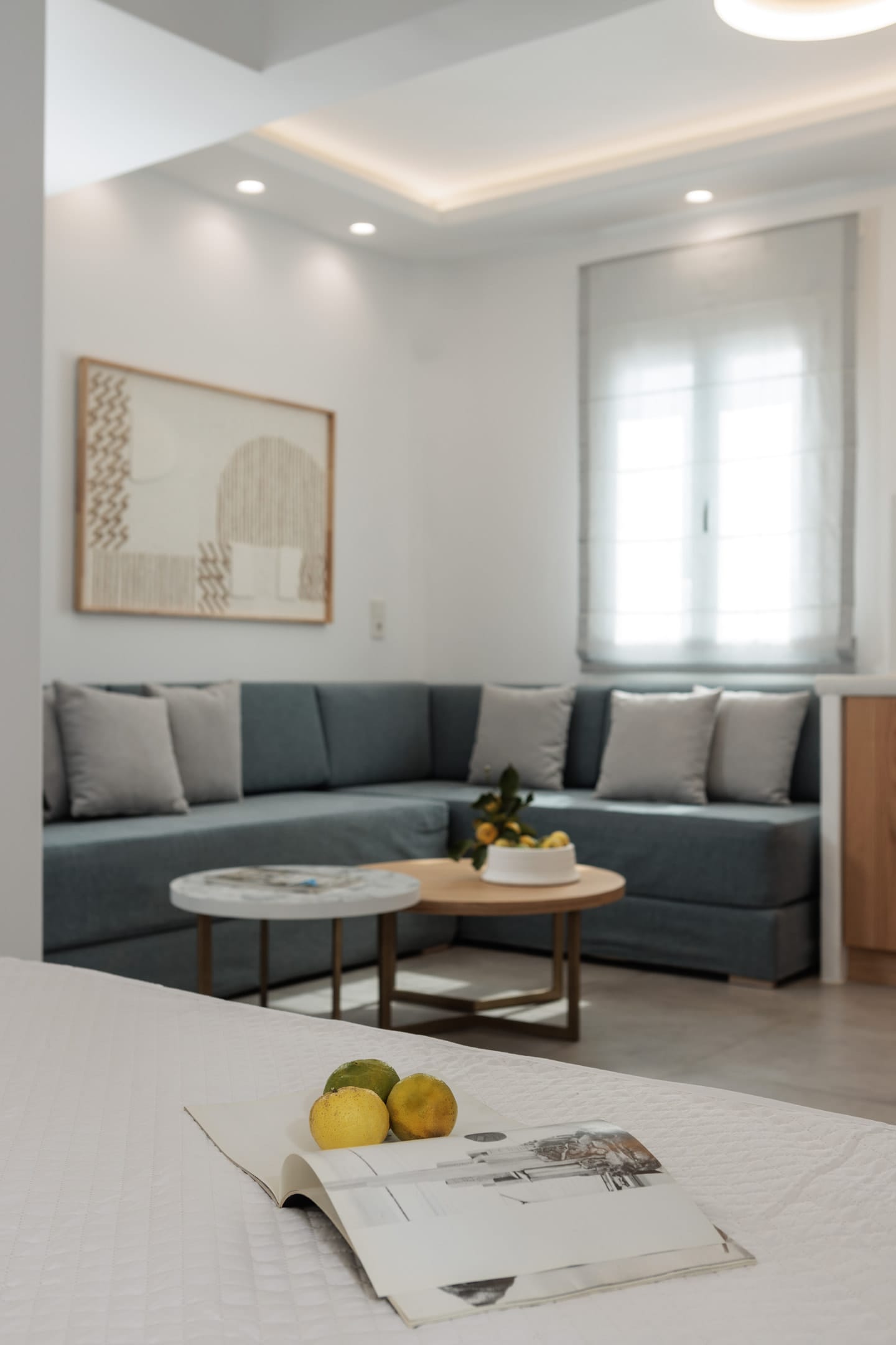 Living Suite with heated Plunge Pool