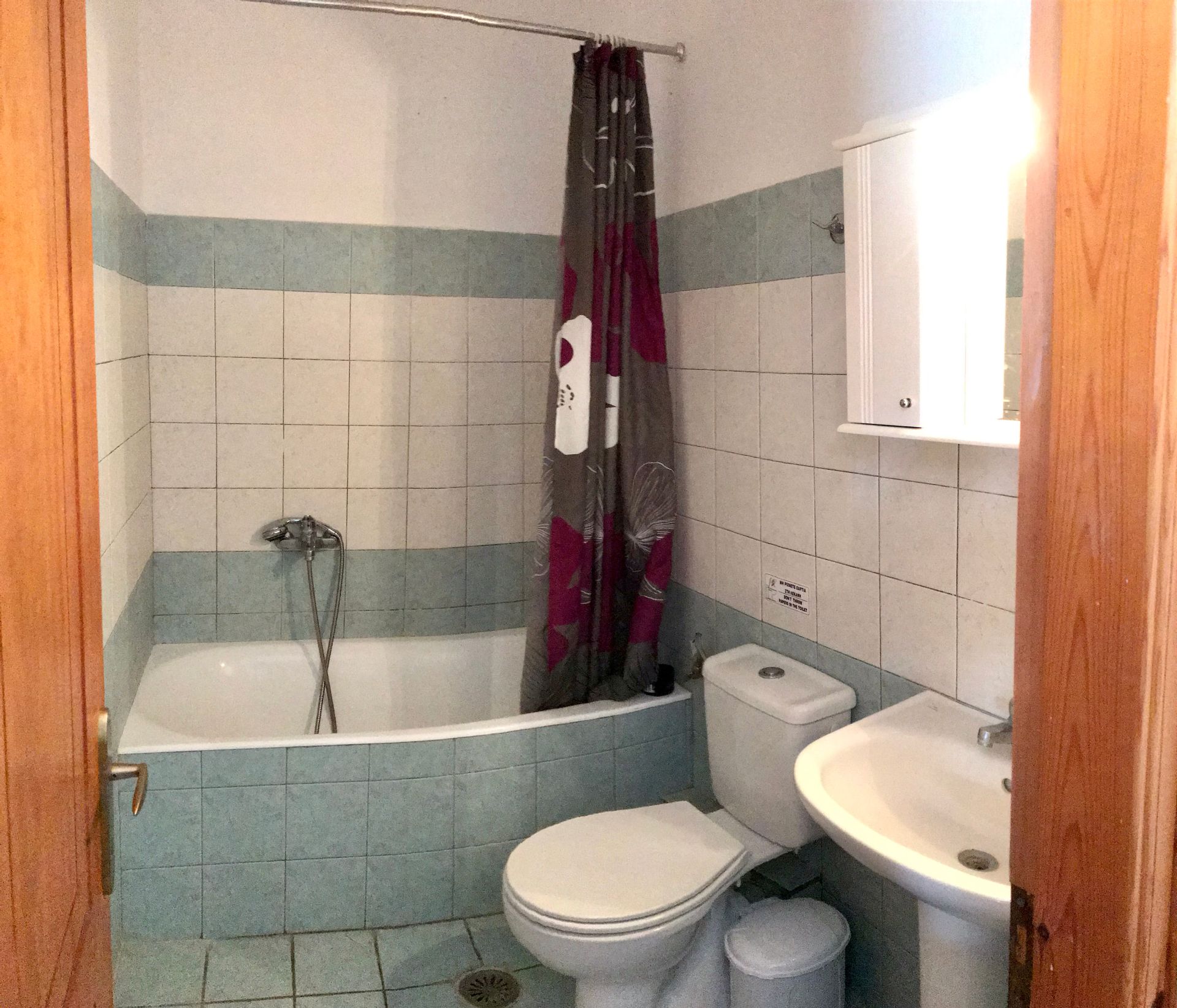 Apartment 1 bedroom with side sea view