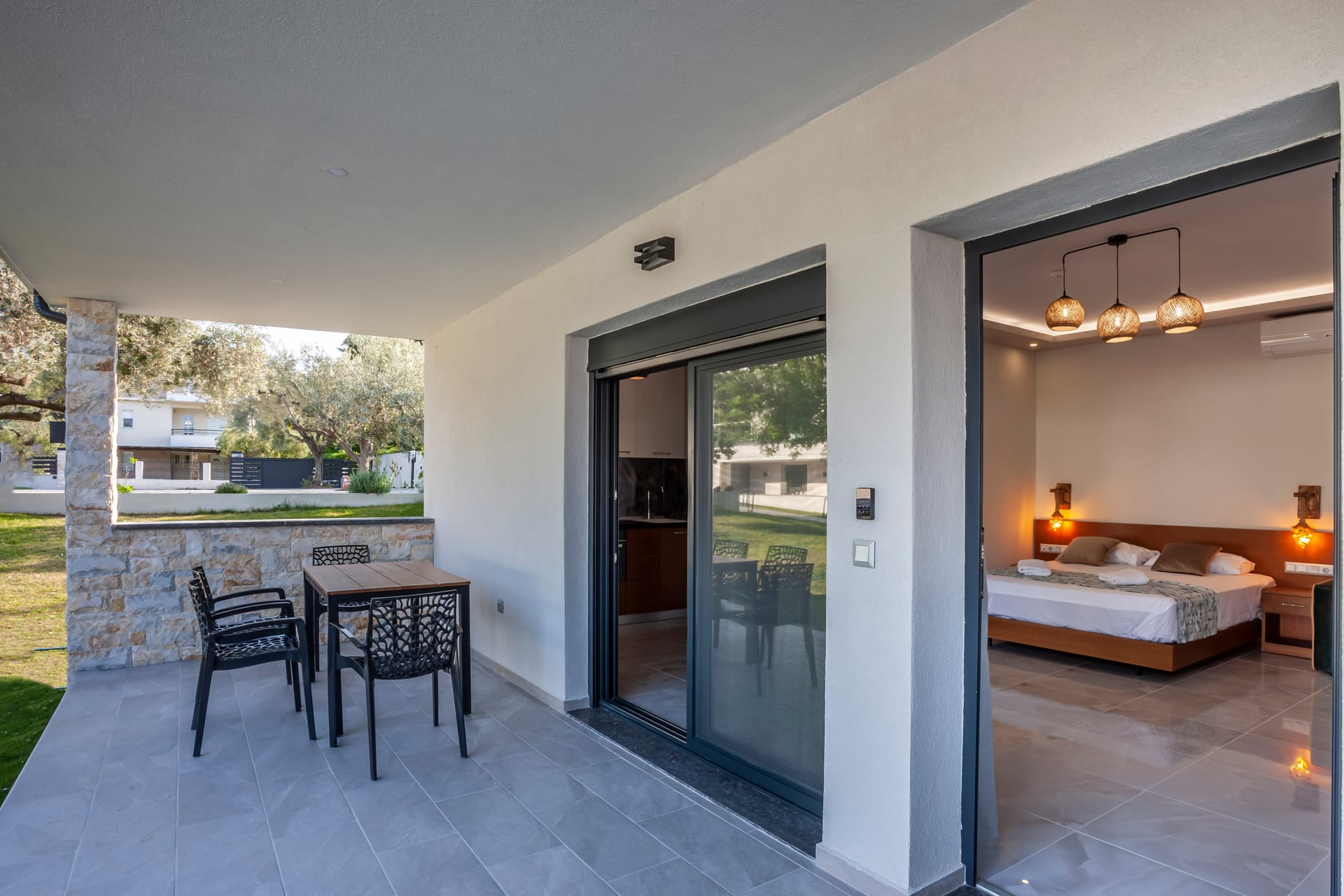 Olia Seaside residence: luxury Suite Pool view 7 Pefkohori