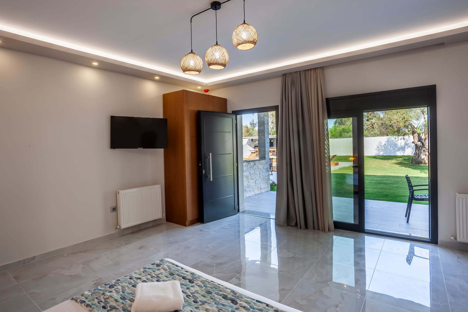 Olia Seaside residence: luxury Suite Pool view 7 Pefkohori