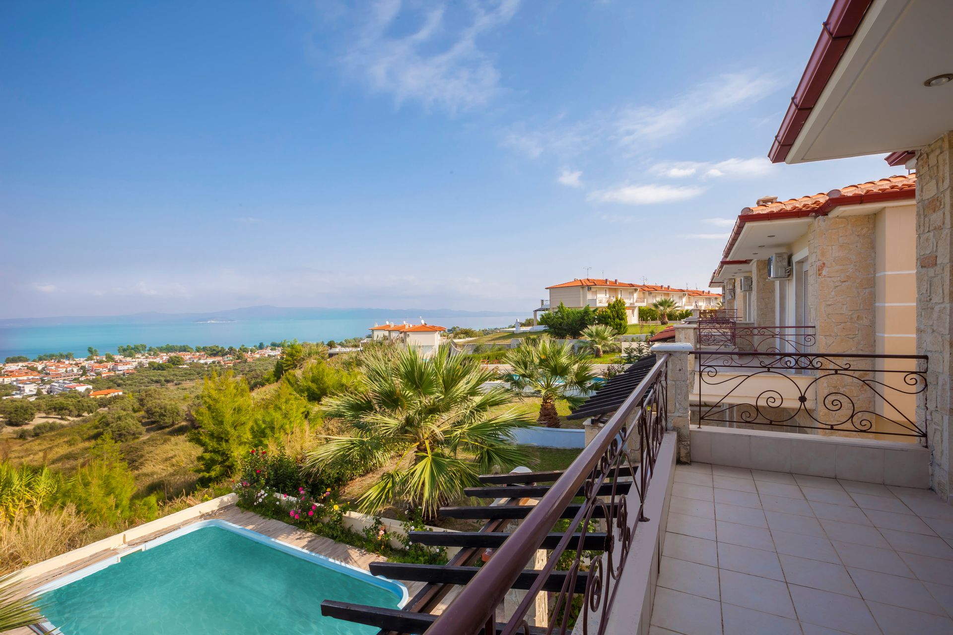 Panoramic View Villa Anna Pefkohori