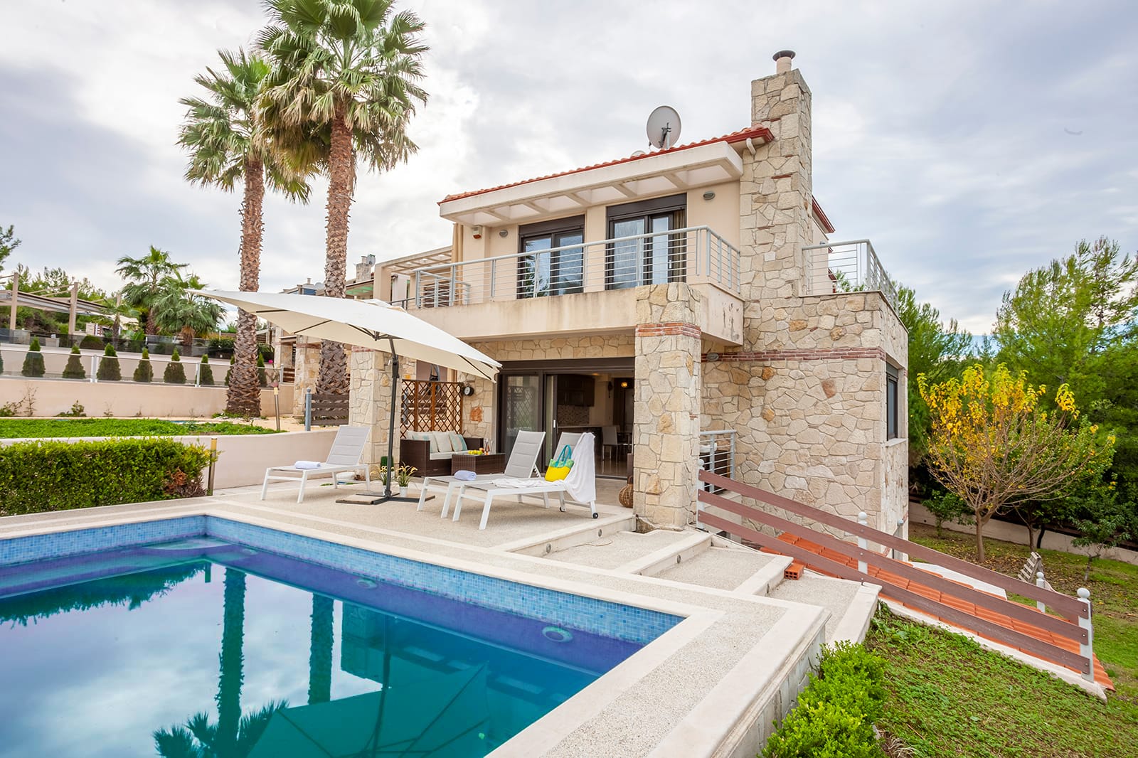 Perfect view Villa Deny with 6 bedrooms and heated pool Hanioti