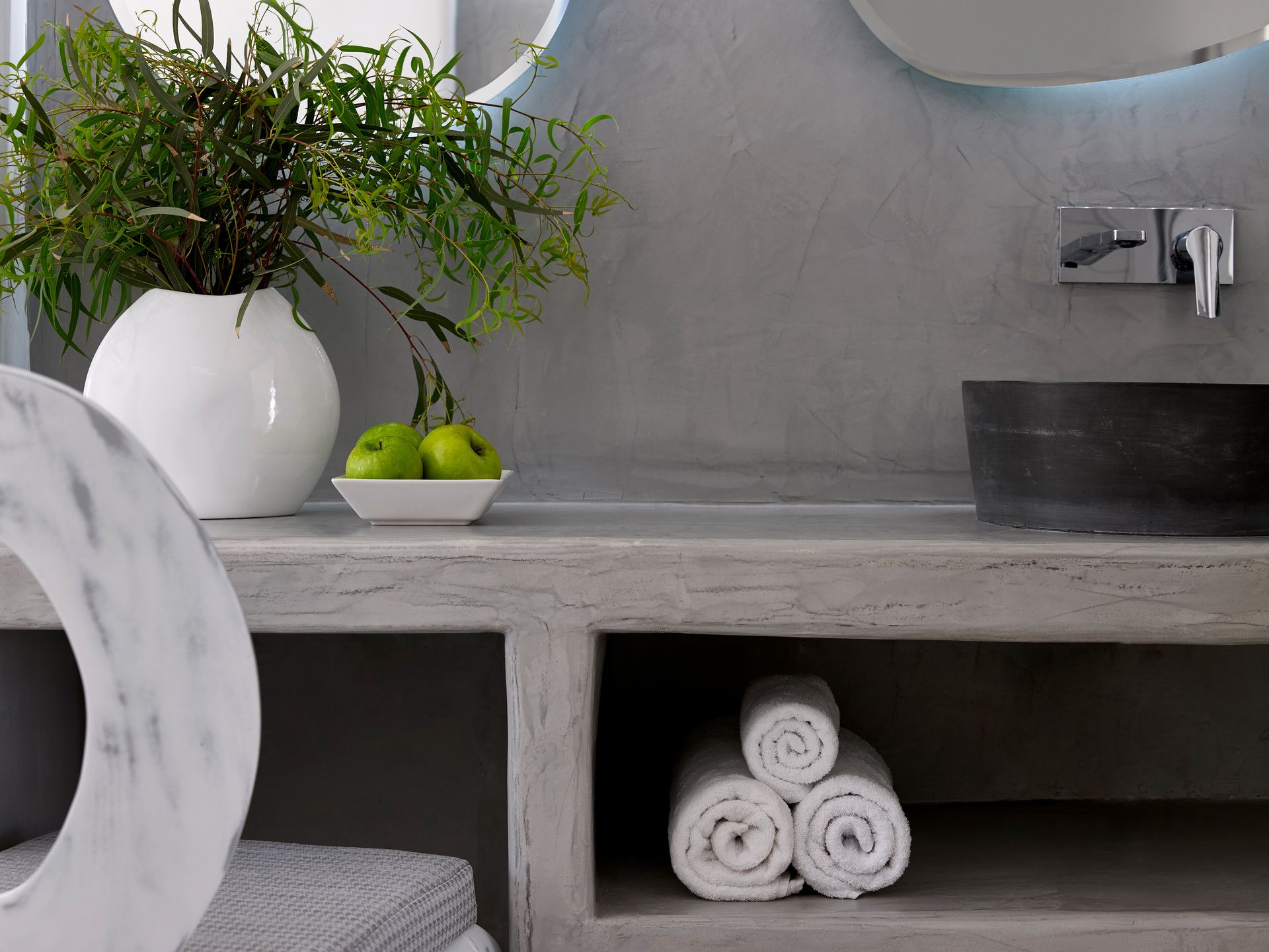 Elegant White Deluxe Room with Private Balcony