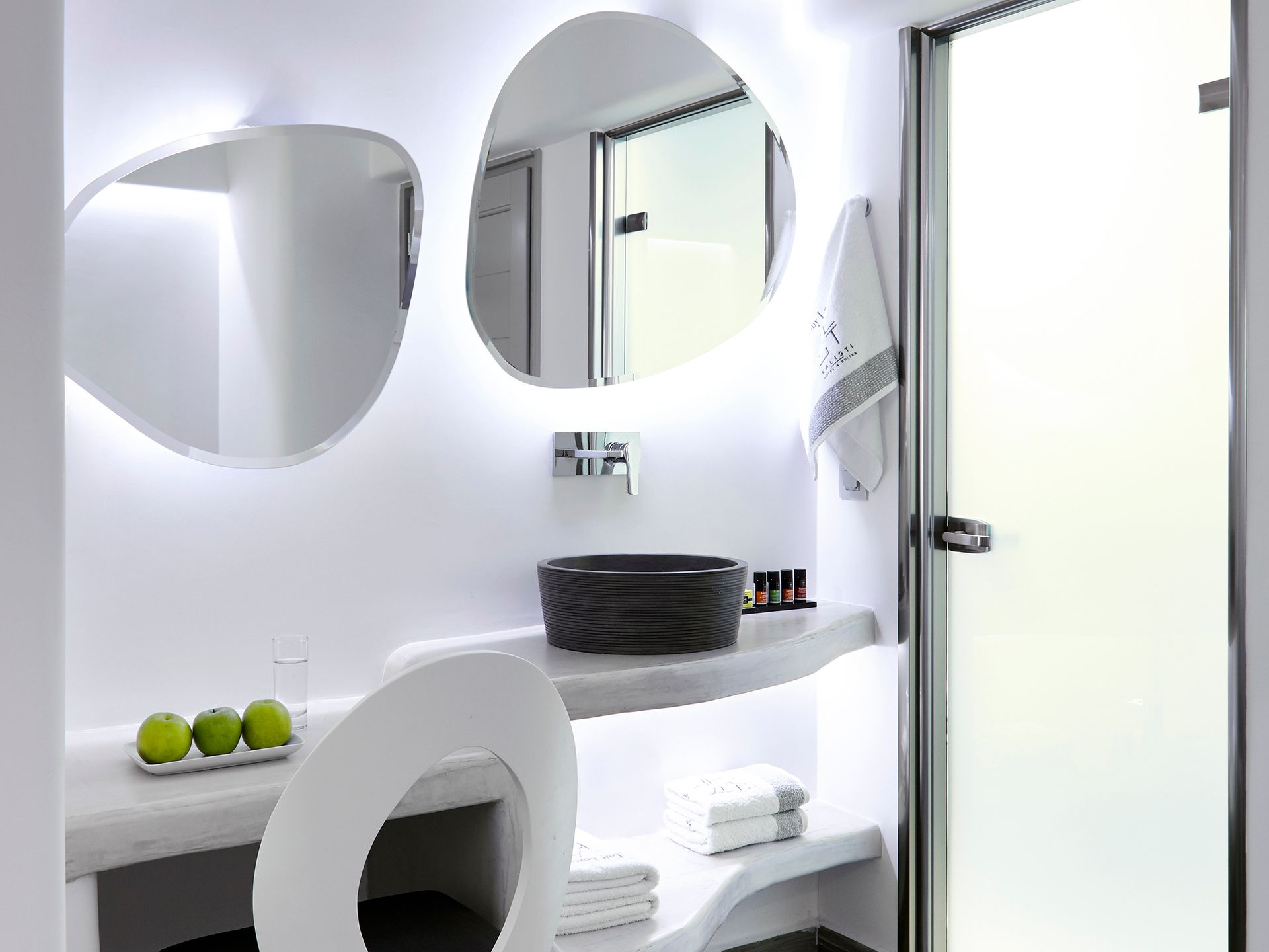 Elegant White Deluxe Room with Private Balcony
