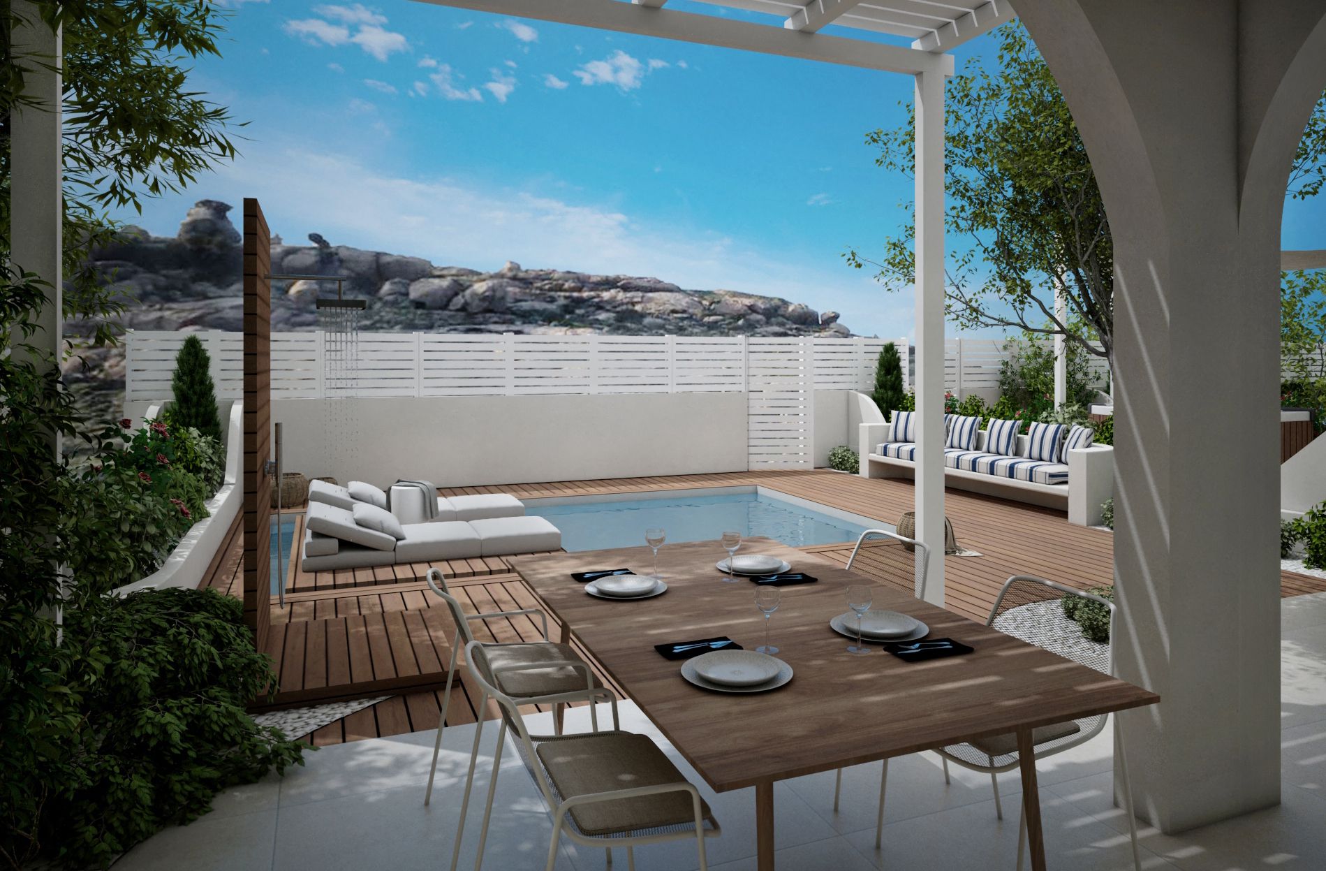 Honeymoon Studio Suite Garden View with Private Pool