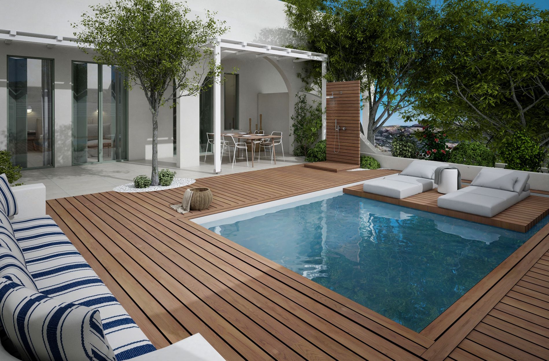 Honeymoon Studio Suite Garden View with Private Pool