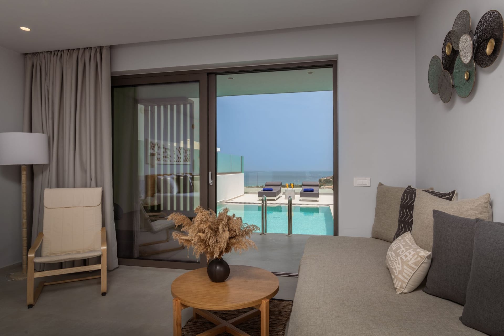 Private Pool Suite with Side Sea View