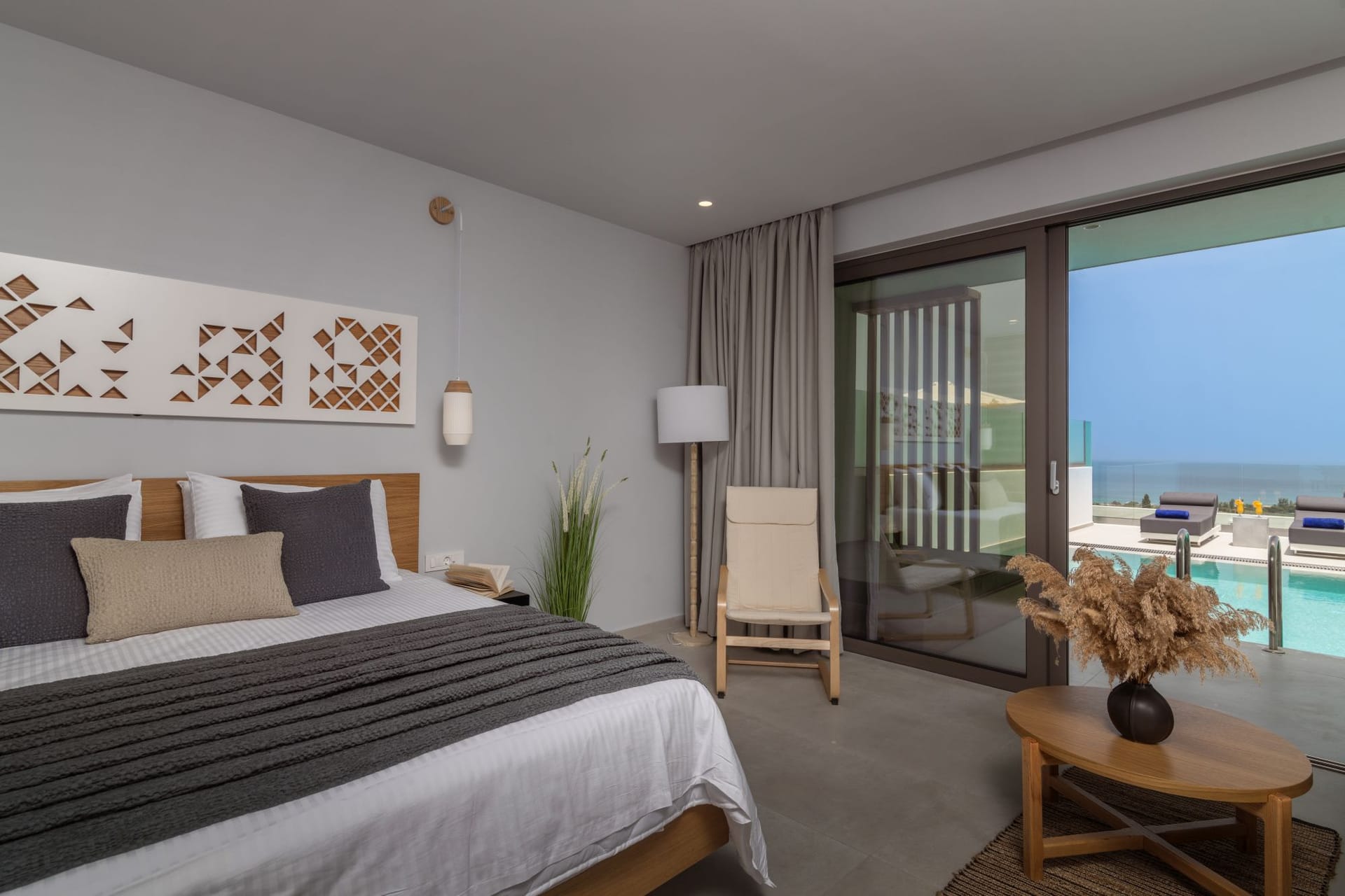 Private Pool Suite with Side Sea View