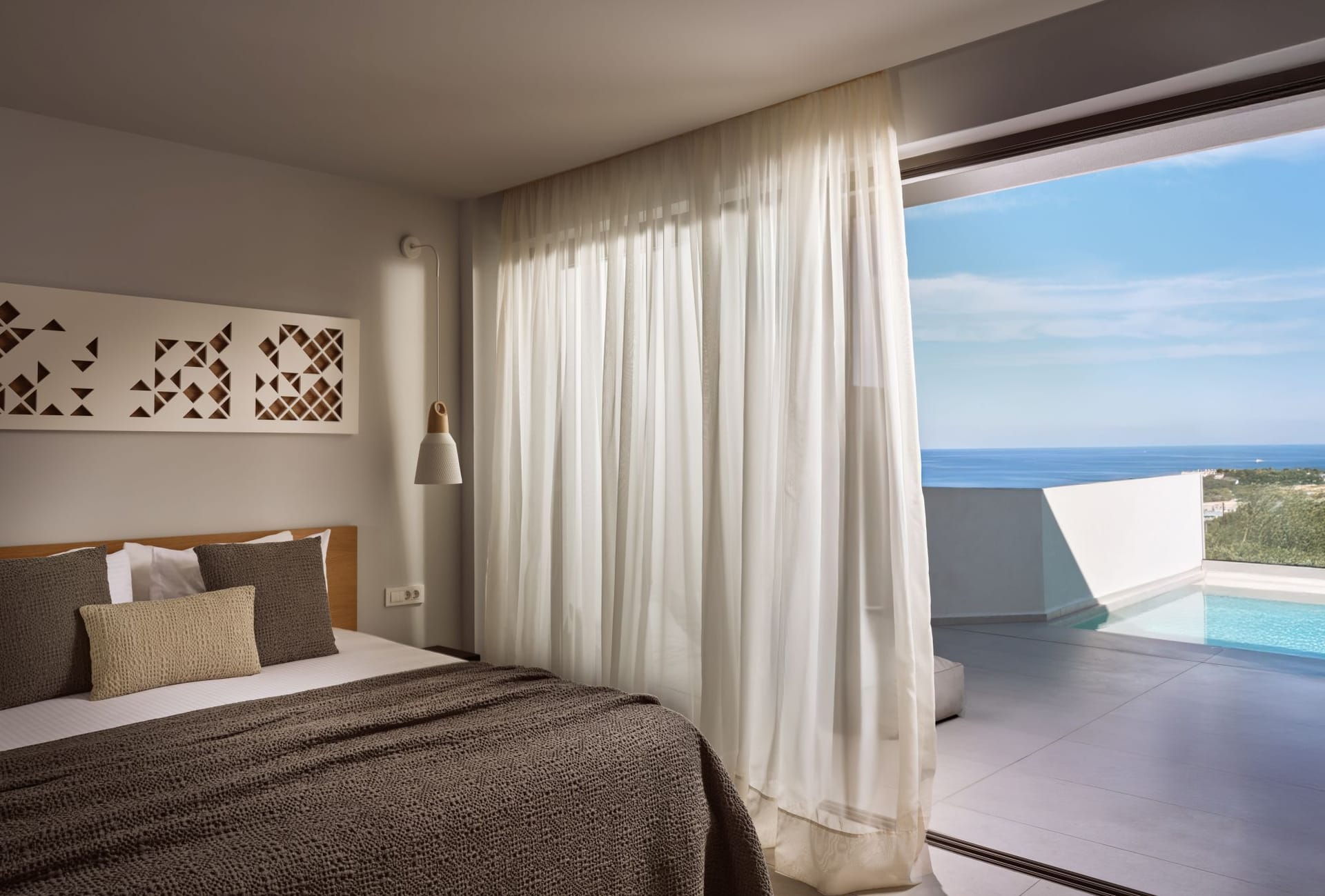 Private Pool Suite with Side Sea View