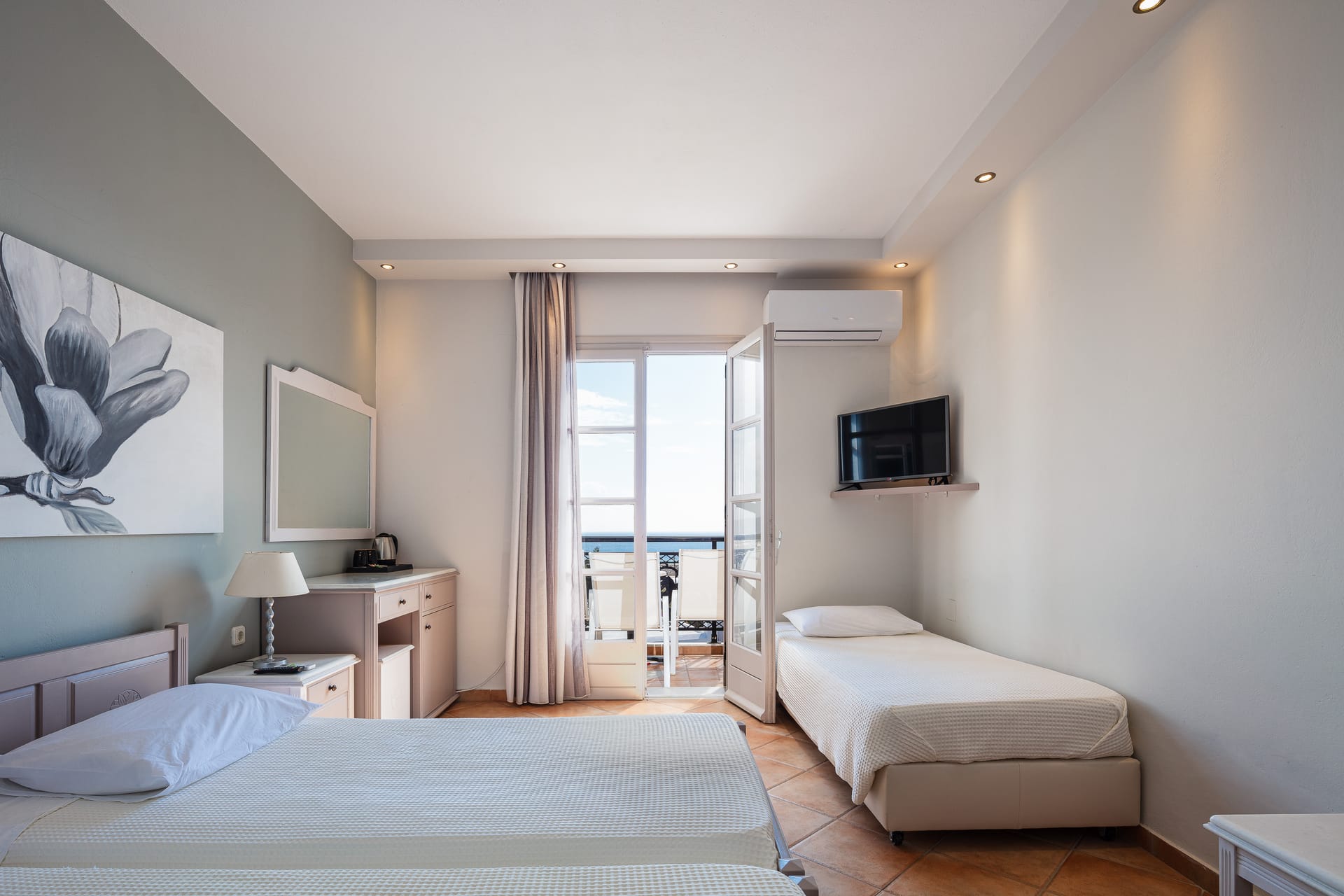 Aegean Triple Room with Balcony &amp; Sea View