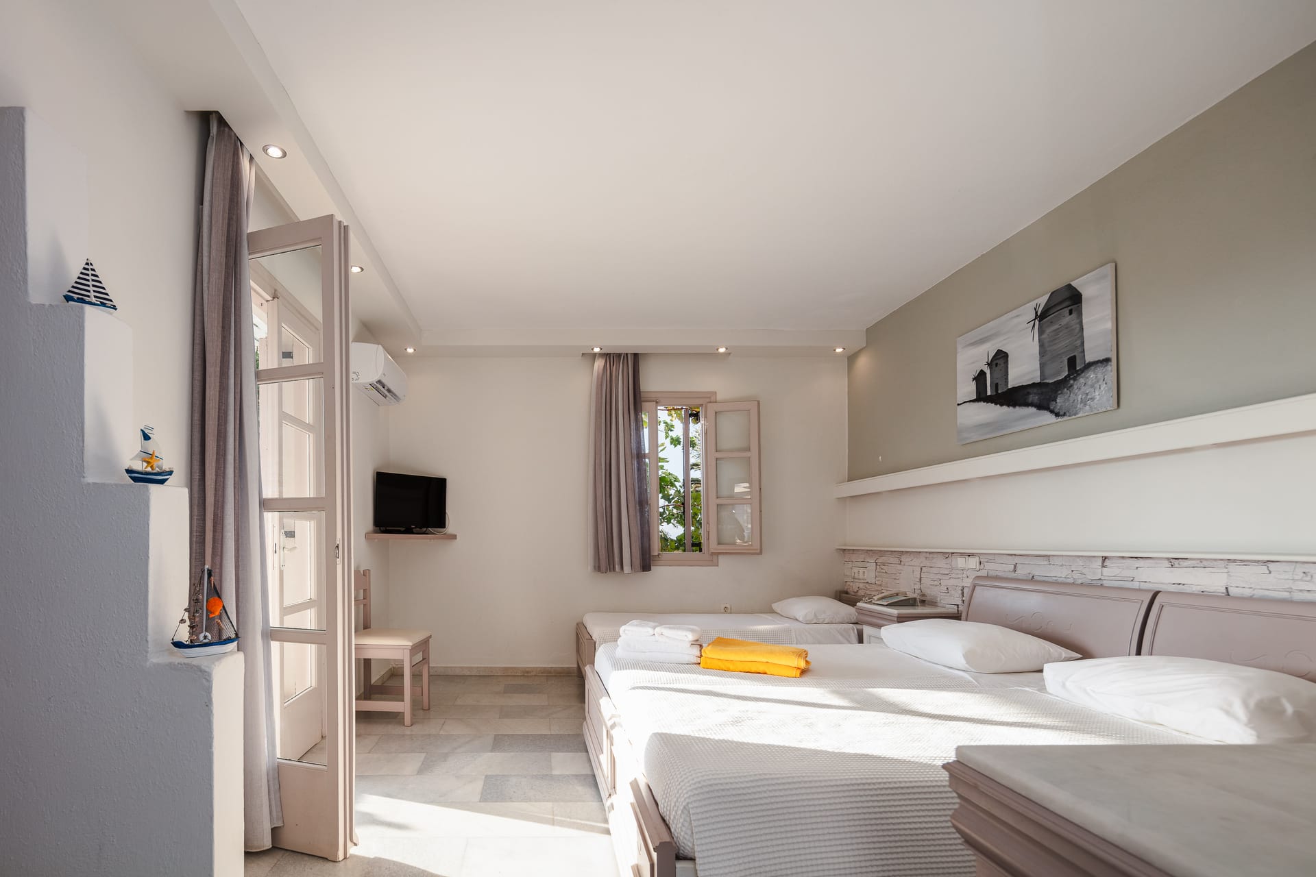 Aegean One Bedroom Apartment with Terrace & Garden View