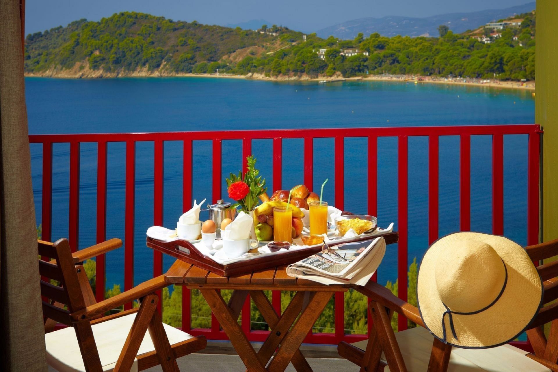 Superior Room with Koukounaries Beach View