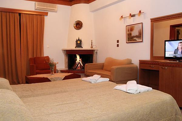 Family Room two spaces with Fireplace