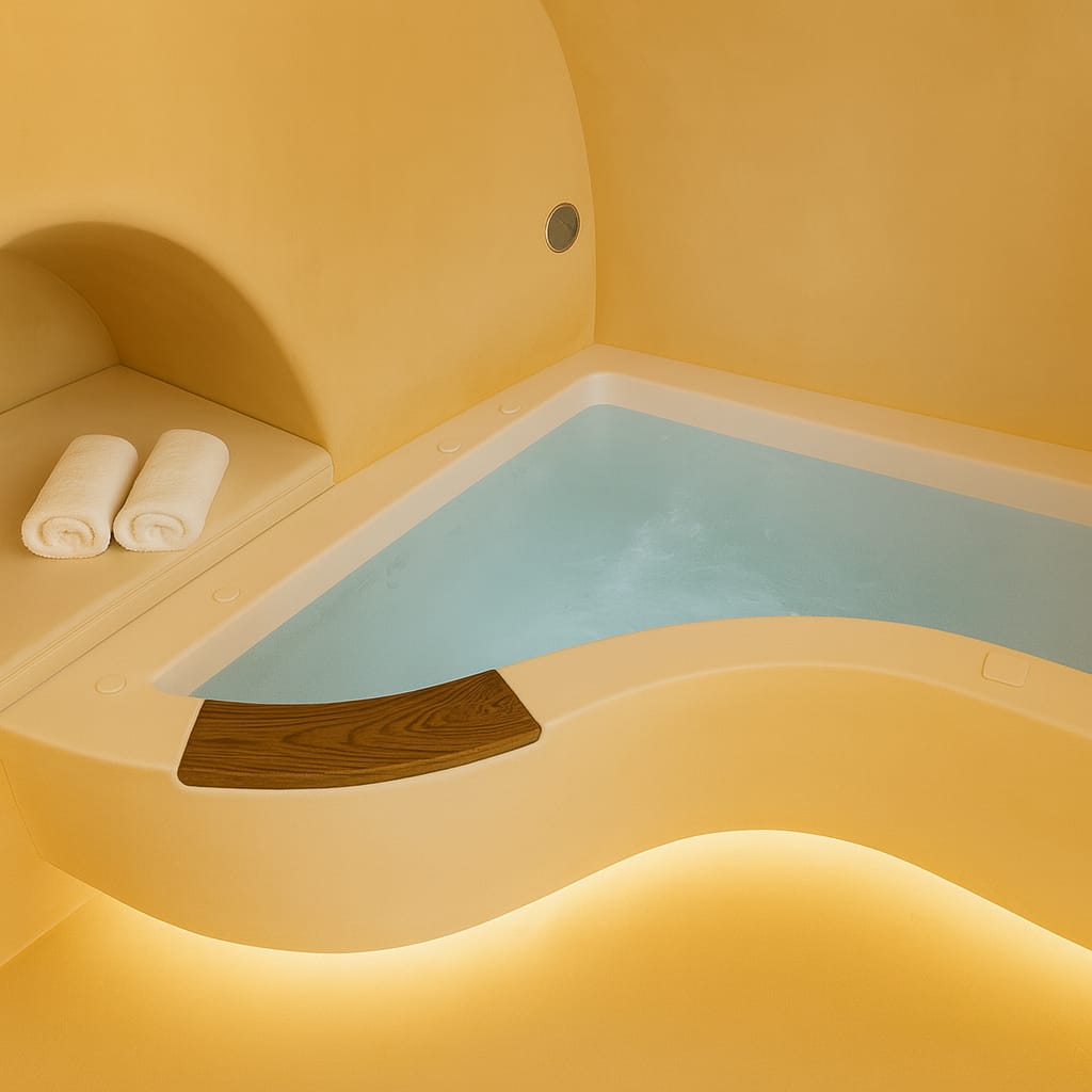 9 Deluxe Cliff Cave Suite (Indoor Massage Pool)