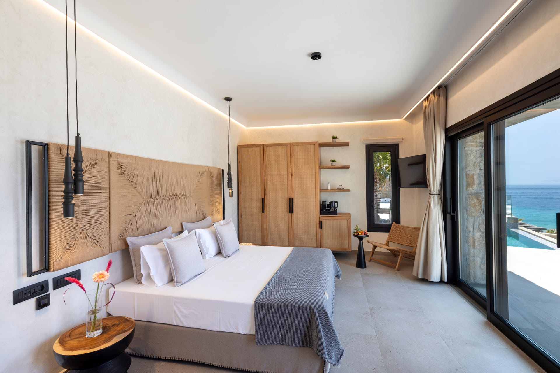 Junior Suite with Private Pool Sea View and Big Private Terrace