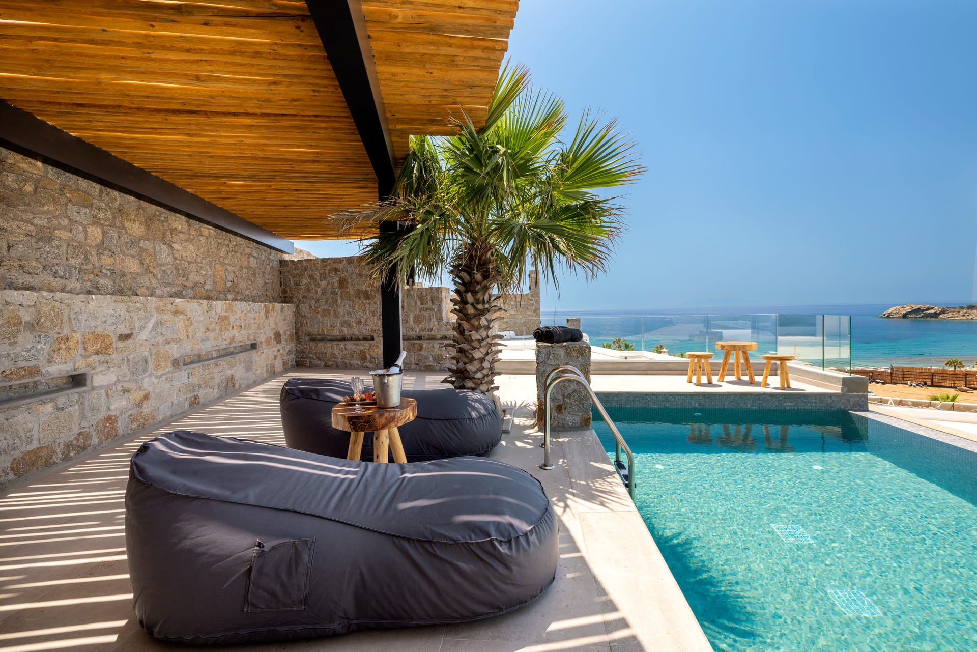 Junior Suite with Private Pool Sea View and Big Private Terrace